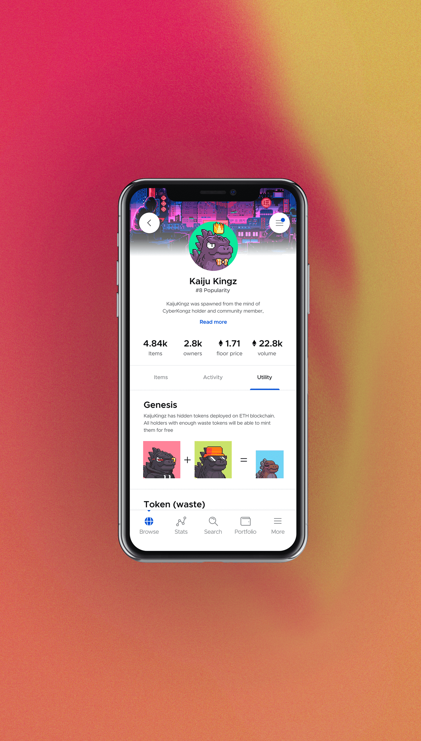 NFT MARKETPLACE CASE STUDY — Изображение №10 — Интерфейсы на Dprofile