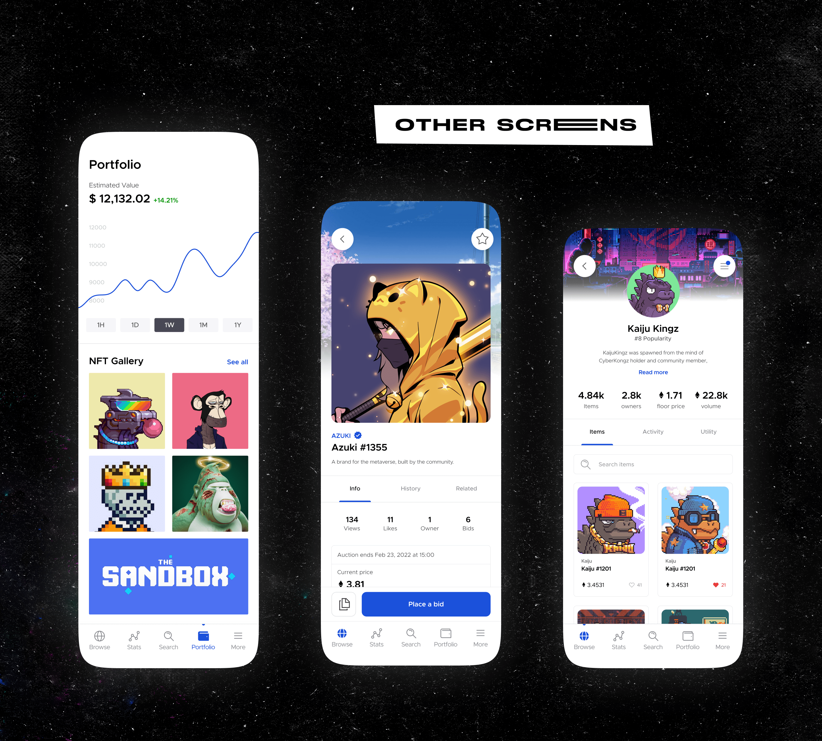 NFT MARKETPLACE CASE STUDY — Изображение №6 — Интерфейсы на Dprofile