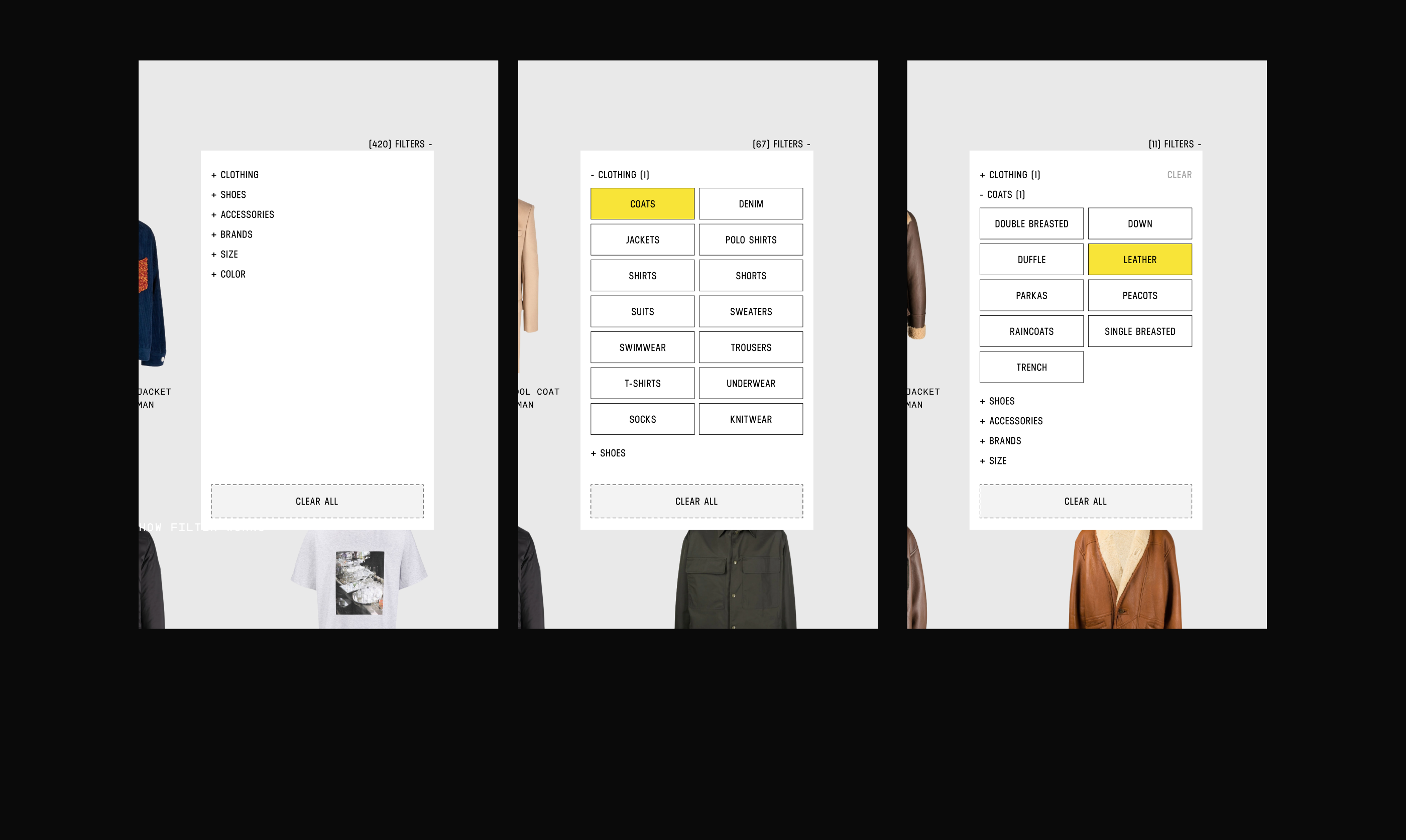 GRAILED PREMIUM FASHION — Изображение №23 — Интерфейсы, Брендинг на Dprofile