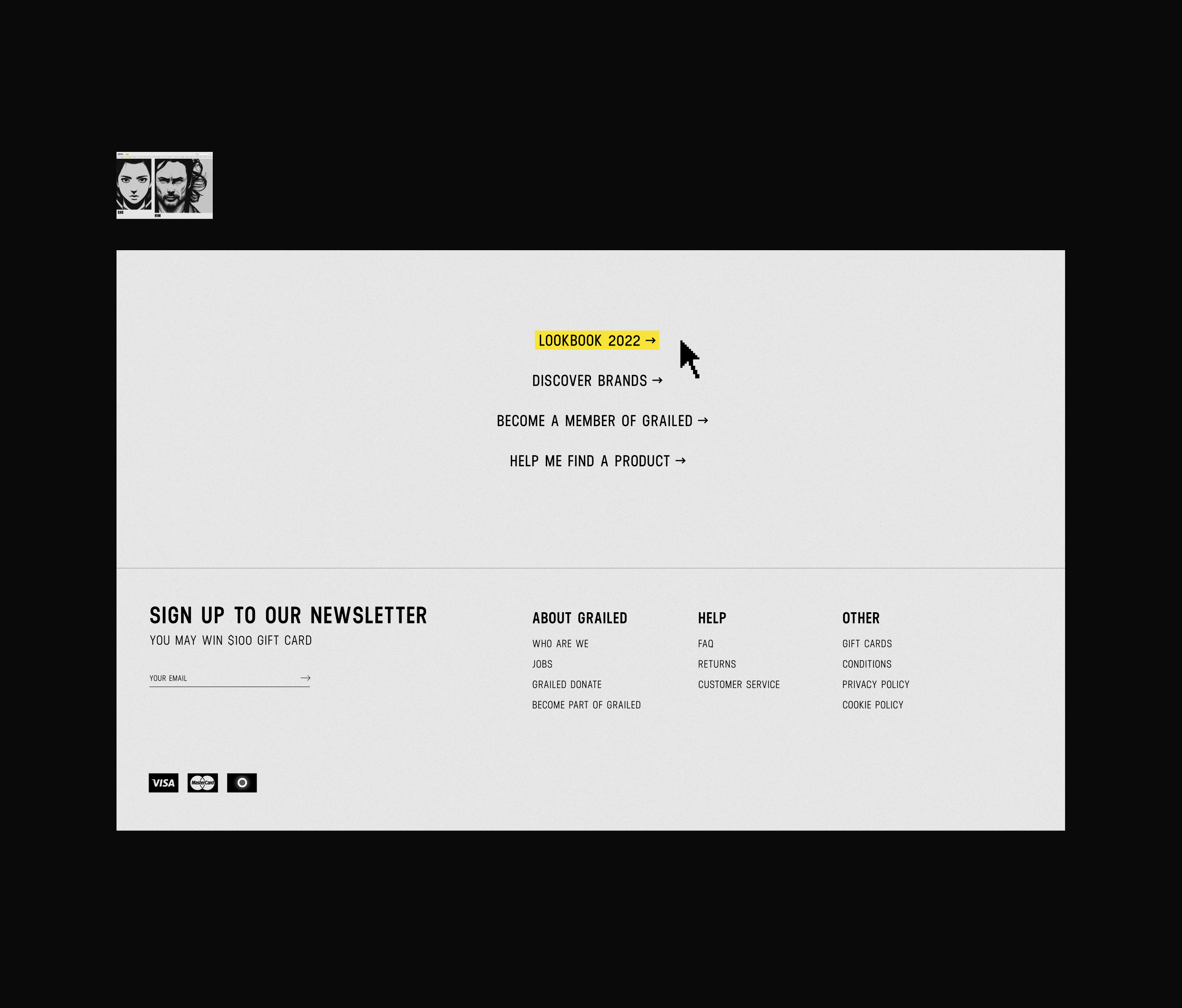 GRAILED PREMIUM FASHION — Изображение №9 — Интерфейсы, Брендинг на Dprofile