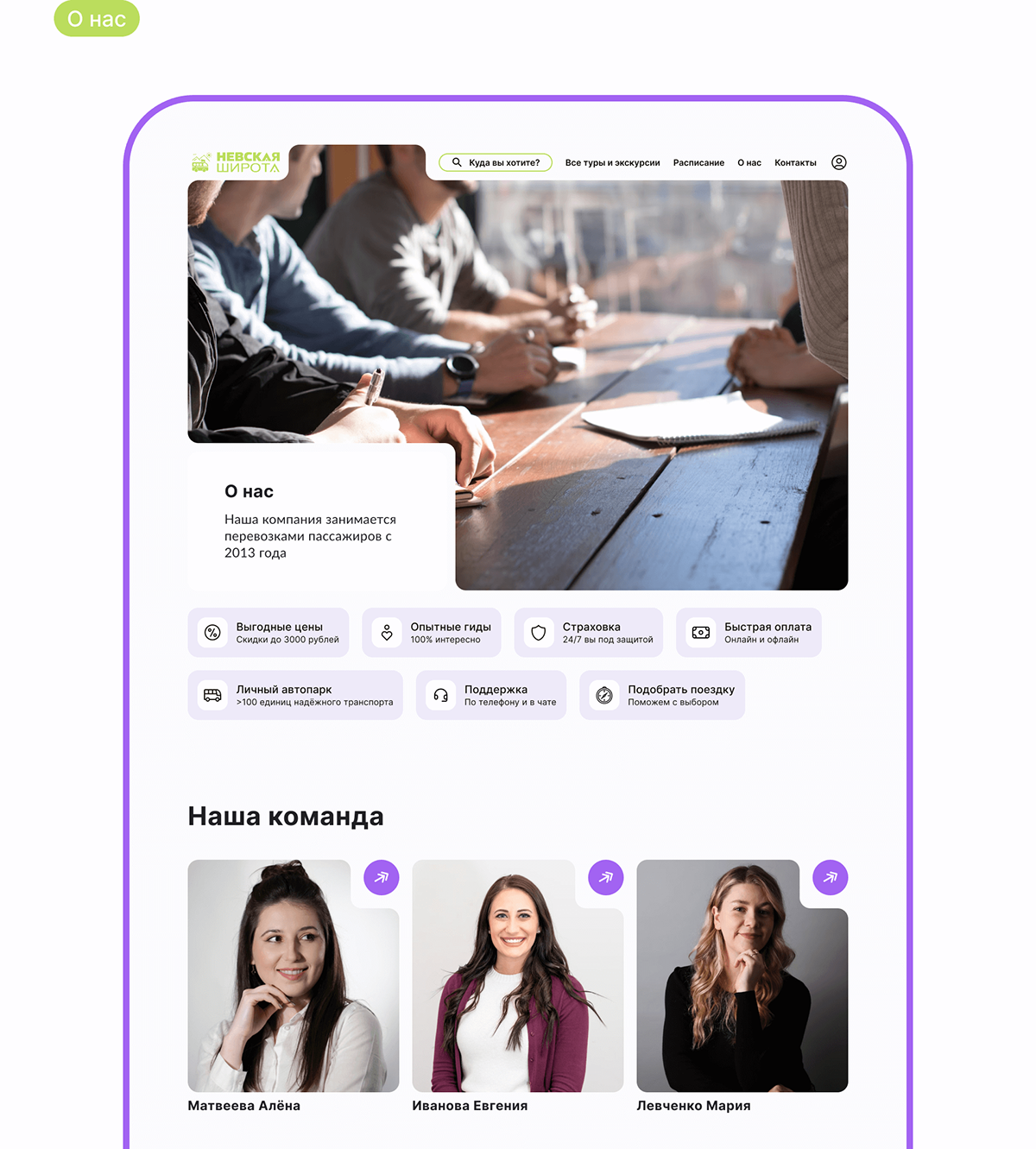 Туры из Санкт-Петербурга | UX/UI дизайн — Изображение №13 — Интерфейсы на Dprofile