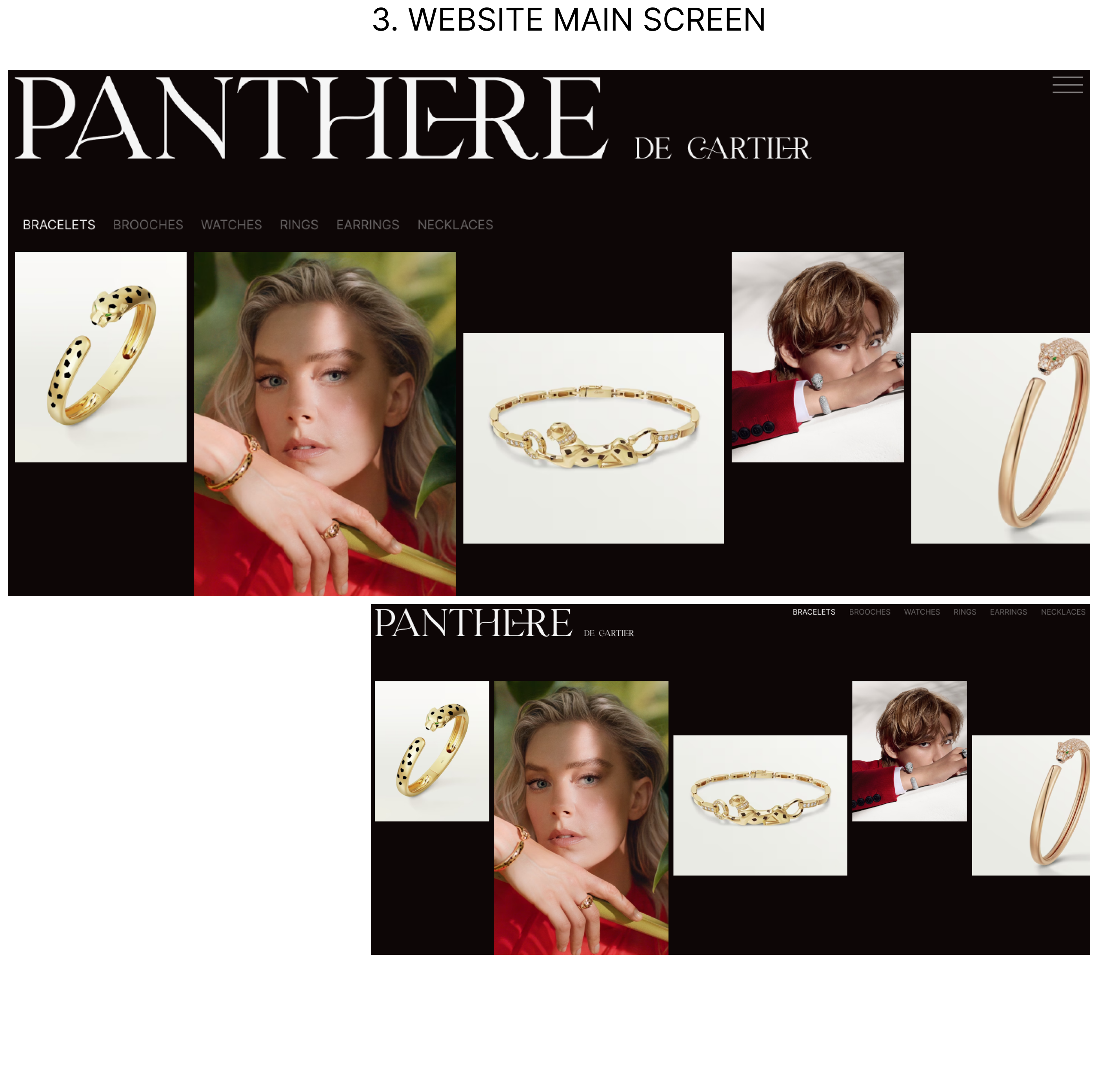 Постеры | Дизайн для соцсетей | Panthère de Cartier — Изображение №7 — Интерфейсы, Брендинг на Dprofile