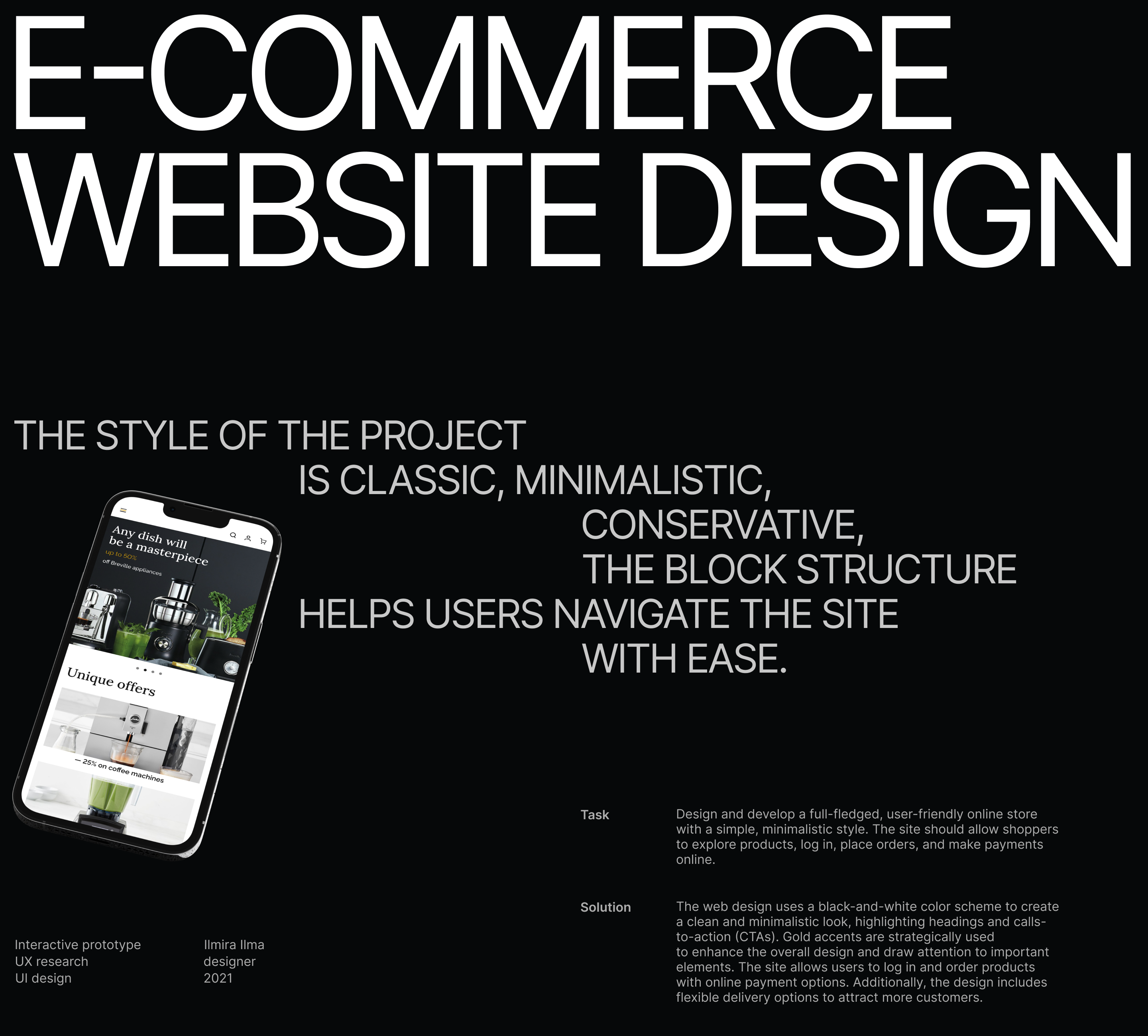 E-commerce website design | Kitchen appliances store — Изображение №1 — Интерфейсы на Dprofile