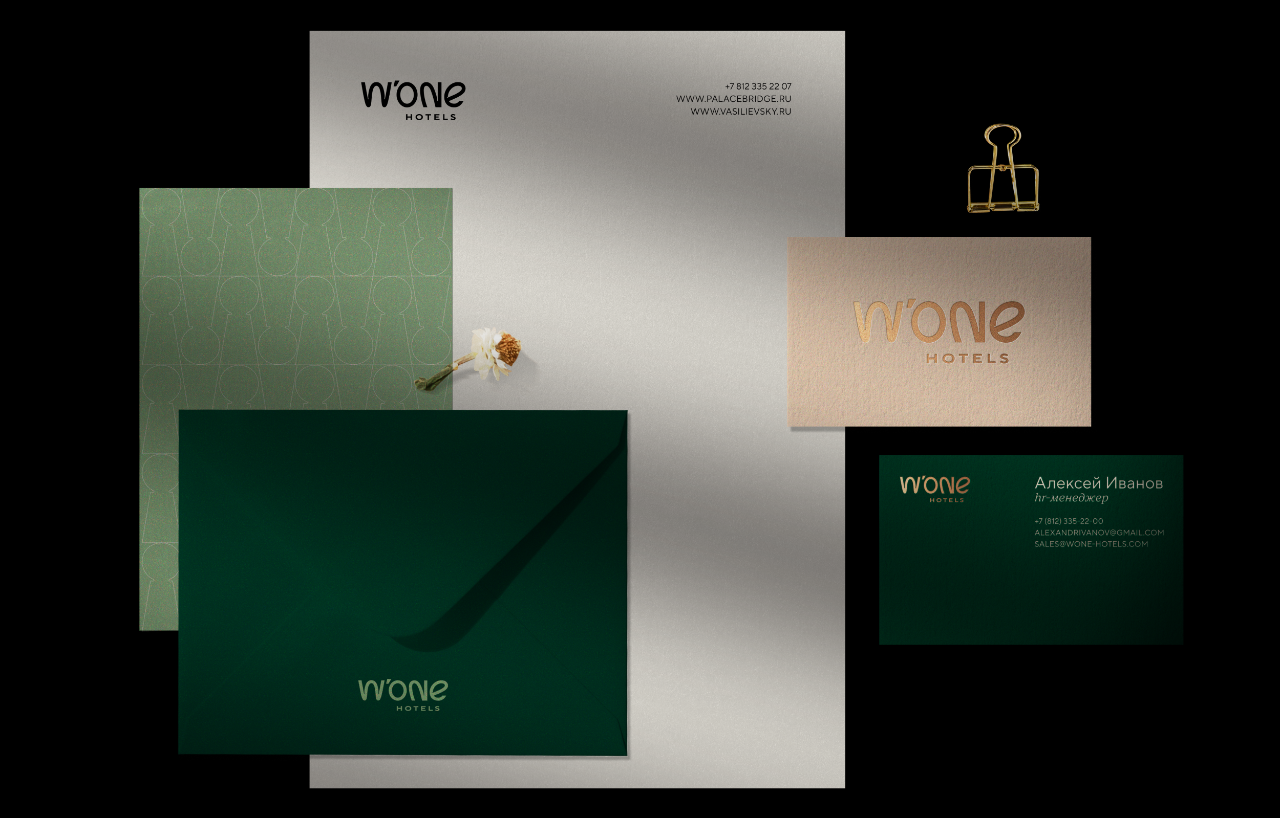 WONE Hotels. Ребрендинг группы отелей — Изображение №1 — Брендинг, Графика на Dprofile