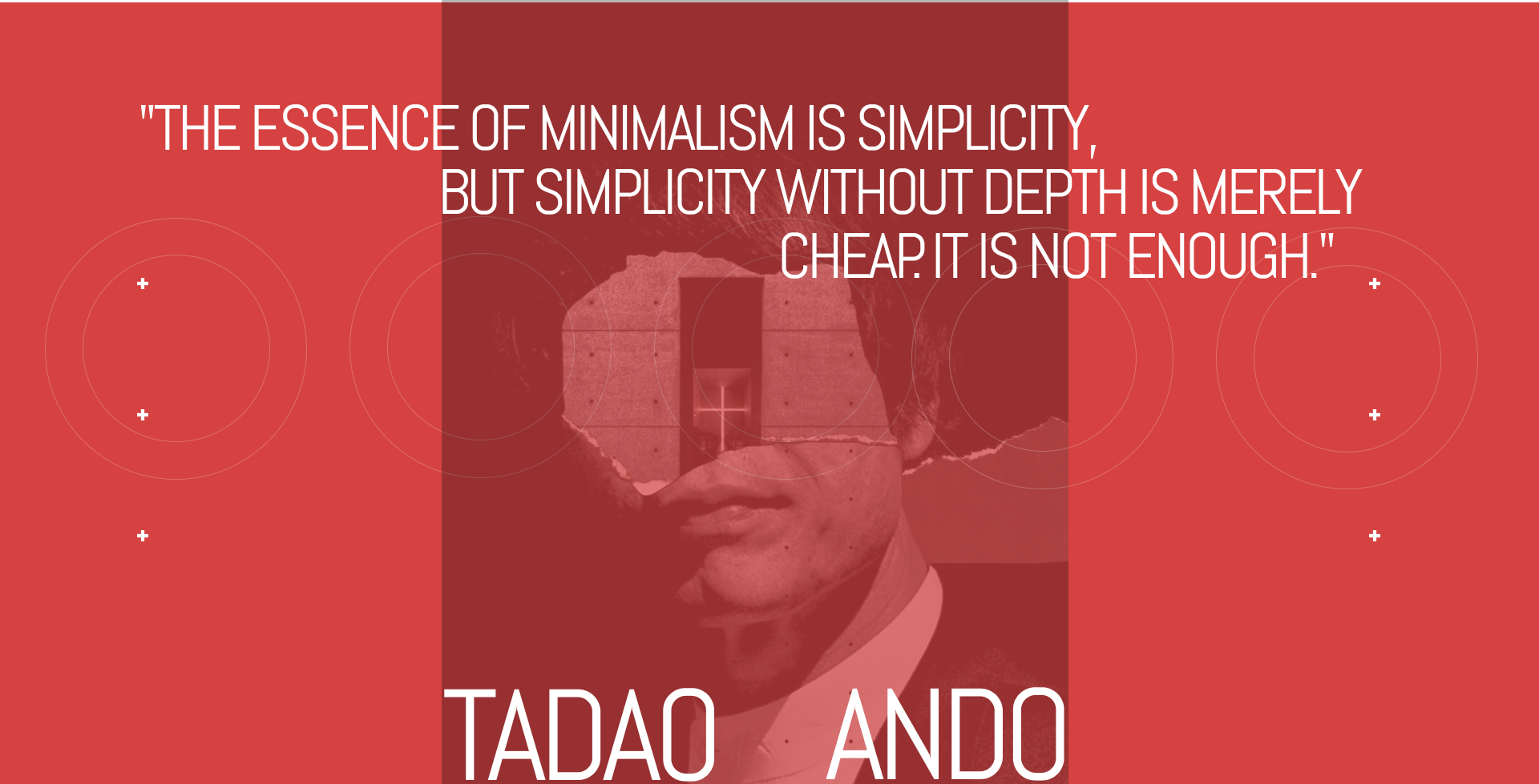 TADAO ANDO l LANDING — Изображение №8 — Интерфейсы, Графика на Dprofile
