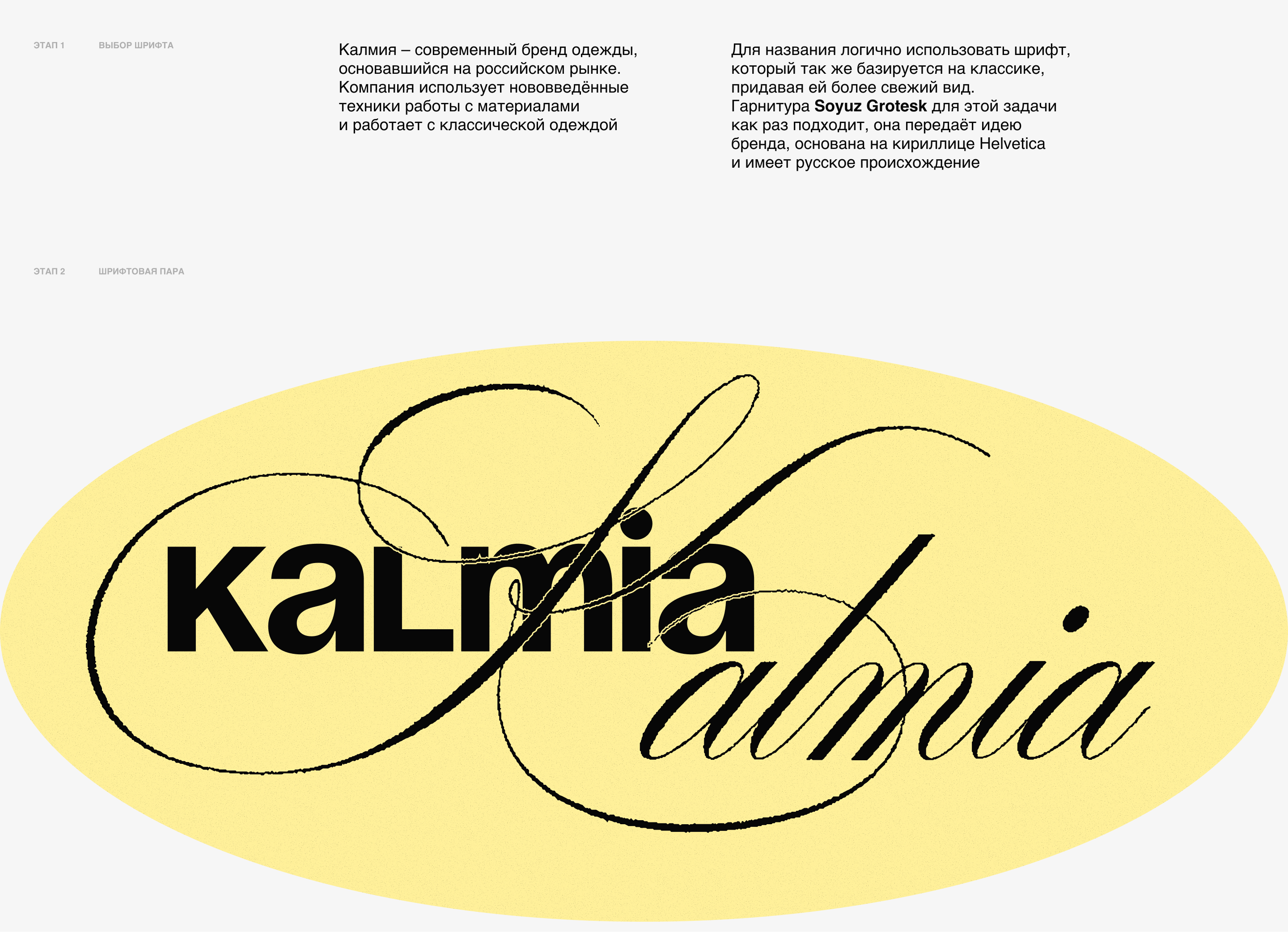 КАЛМИЯ | айдентика, типографика — Изображение №2 — Брендинг, Графика на Dprofile