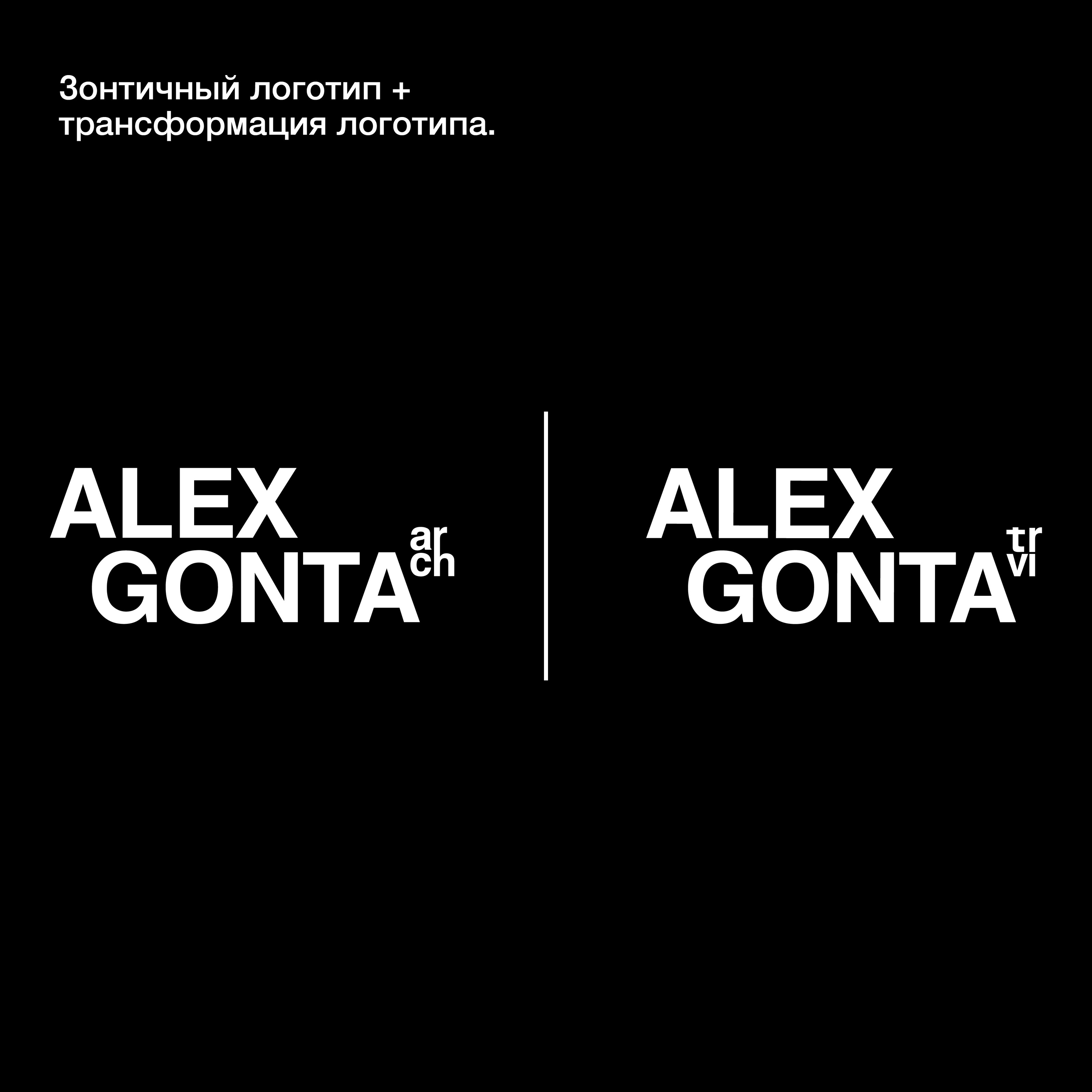 Редизайн Арх-бюро Alex Gonta — Изображение №3 — Брендинг, Графика на Dprofile