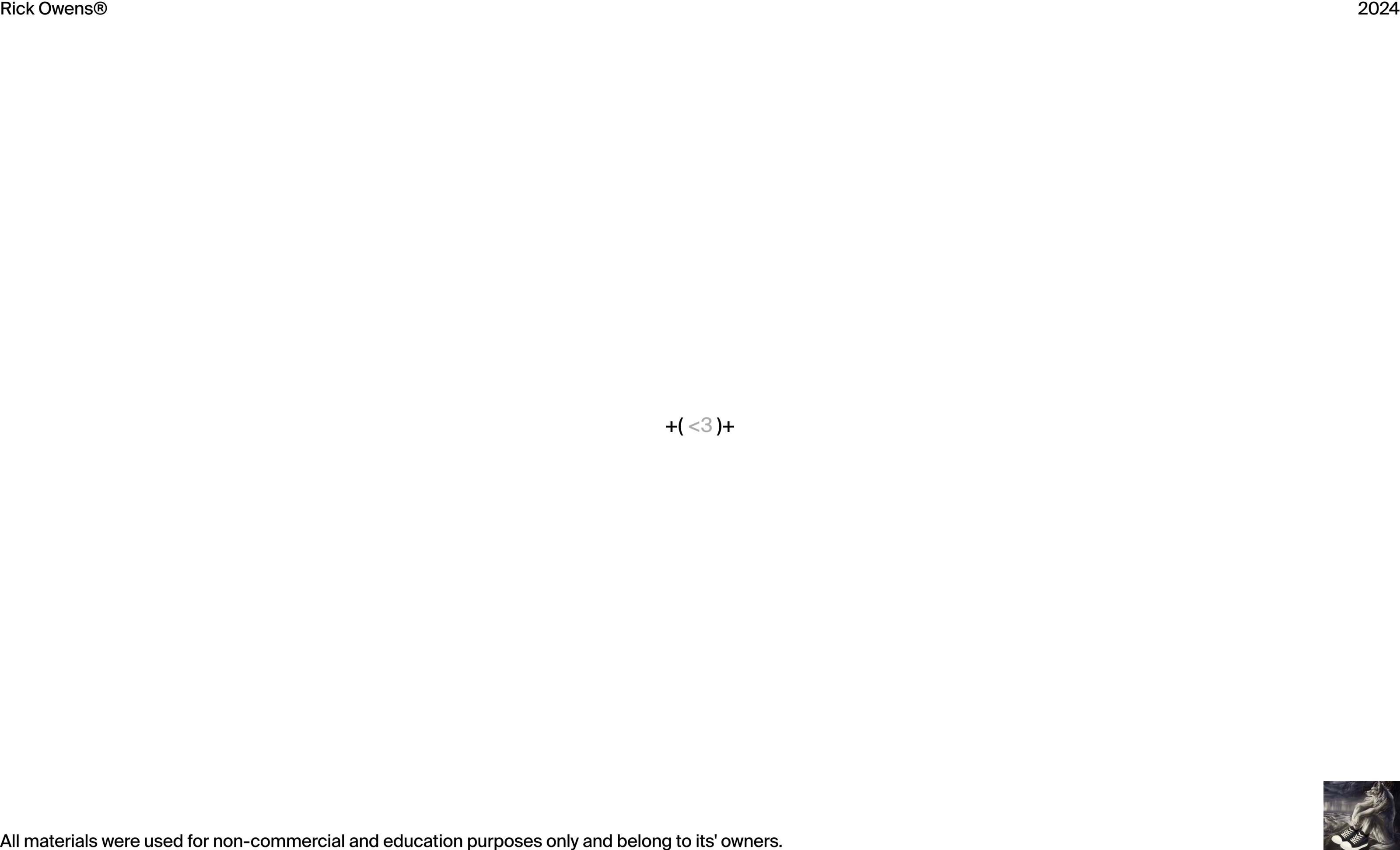 Rick Owens/e-commerce — Изображение №11 — Интерфейсы на Dprofile