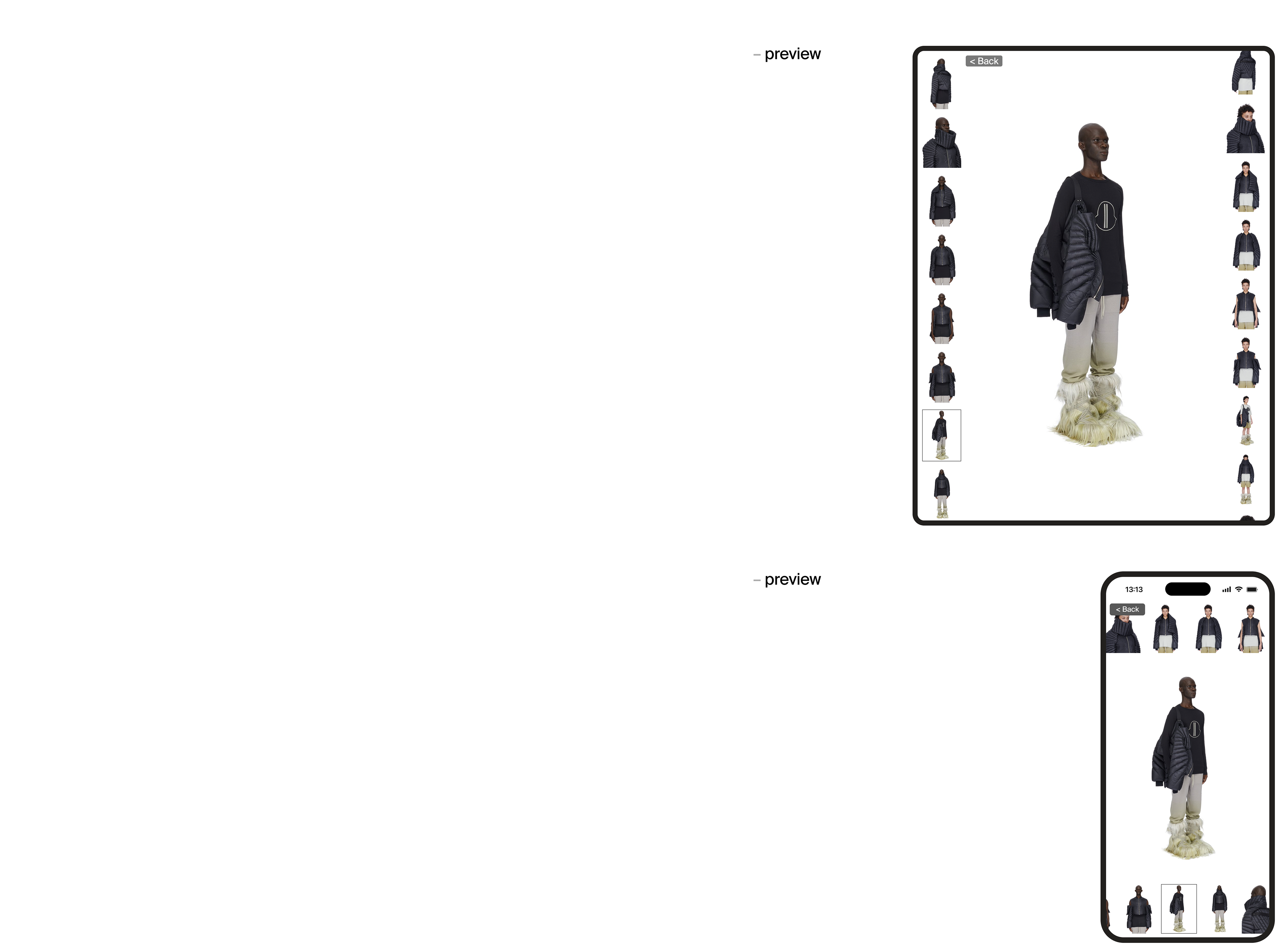 Rick Owens/e-commerce — Изображение №5 — Интерфейсы на Dprofile