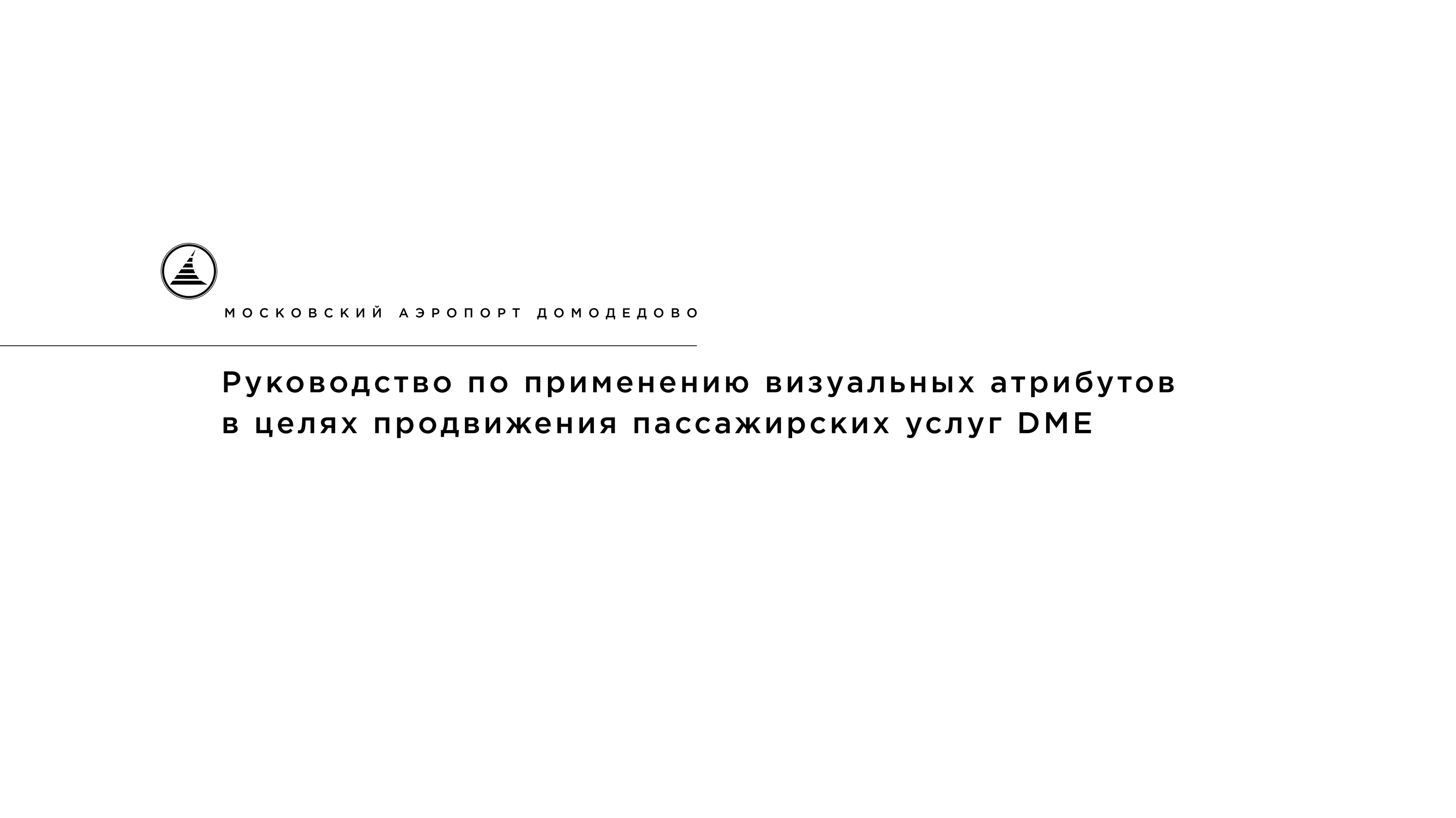 Brand Guidelines: Domodedovo Passenger Terminal — Изображение №1 — Брендинг на Dprofile