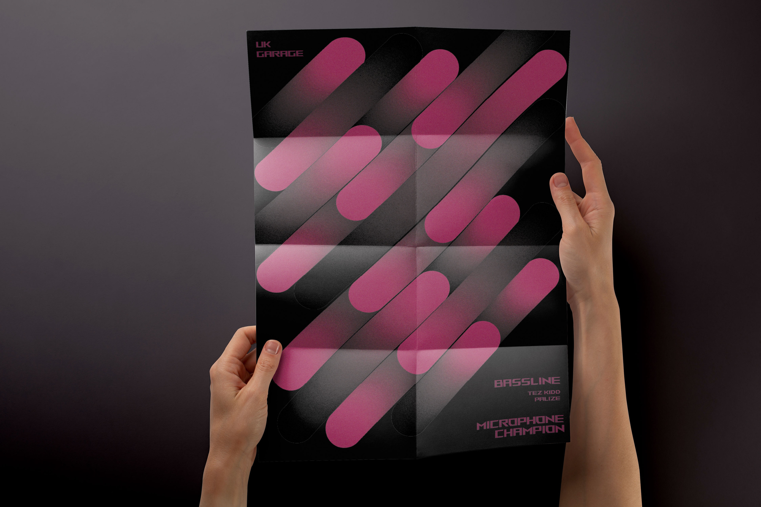 Плакат UK BASSLINE — Изображение №2 — Графика на Dprofile