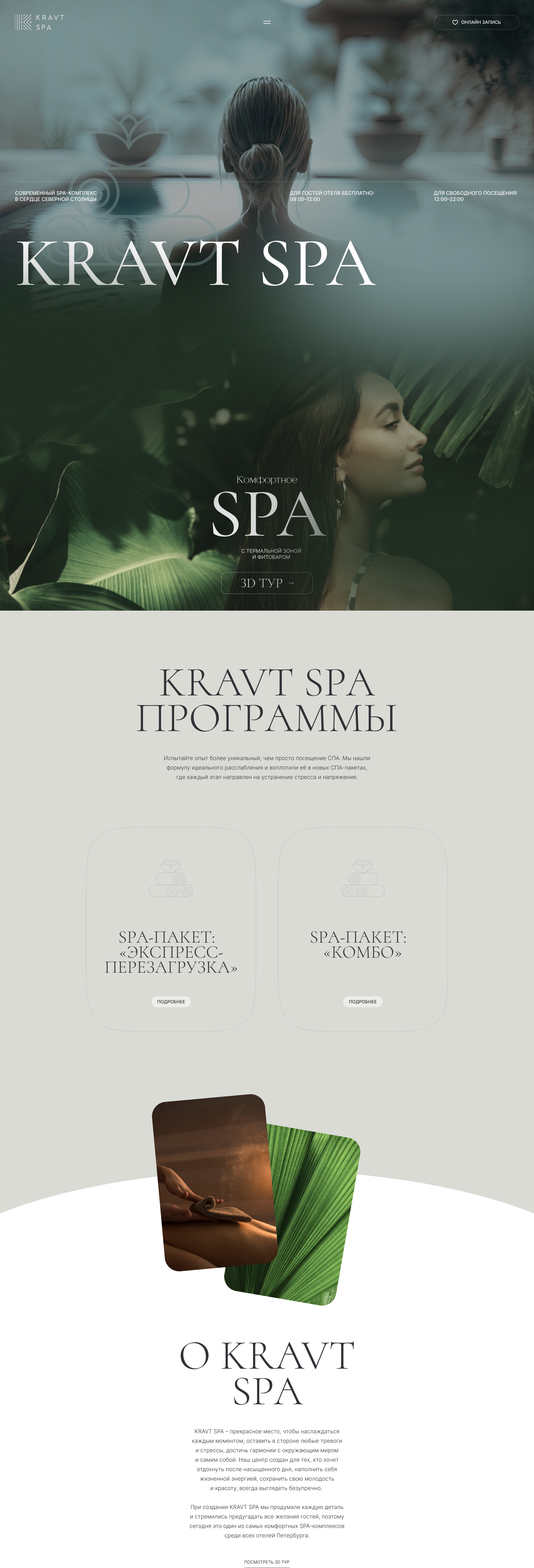 Дизайн сайта для SPA — Изображение №1 — Интерфейсы на Dprofile