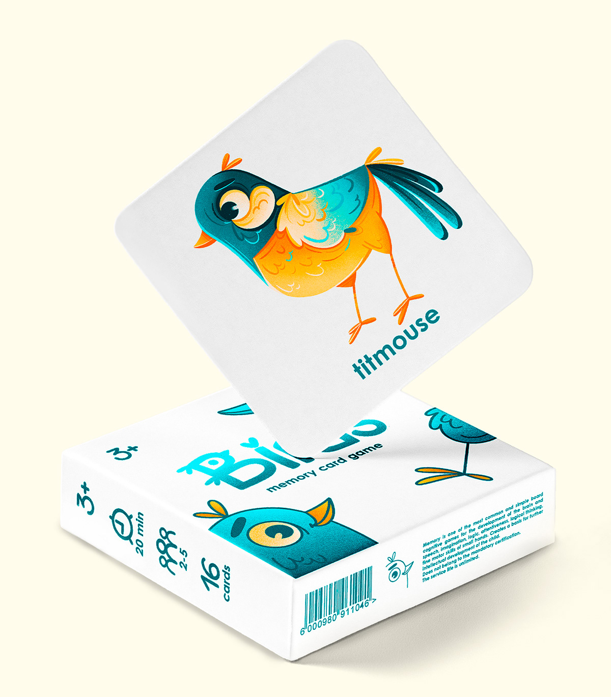 Мемори | Детская карточная игра | Птицы — Изображение №15 — Иллюстрация, Графика на Dprofile