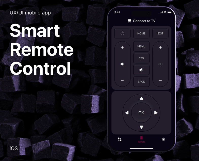 TV Remote mobile app — Интерфейсы на Dprofile