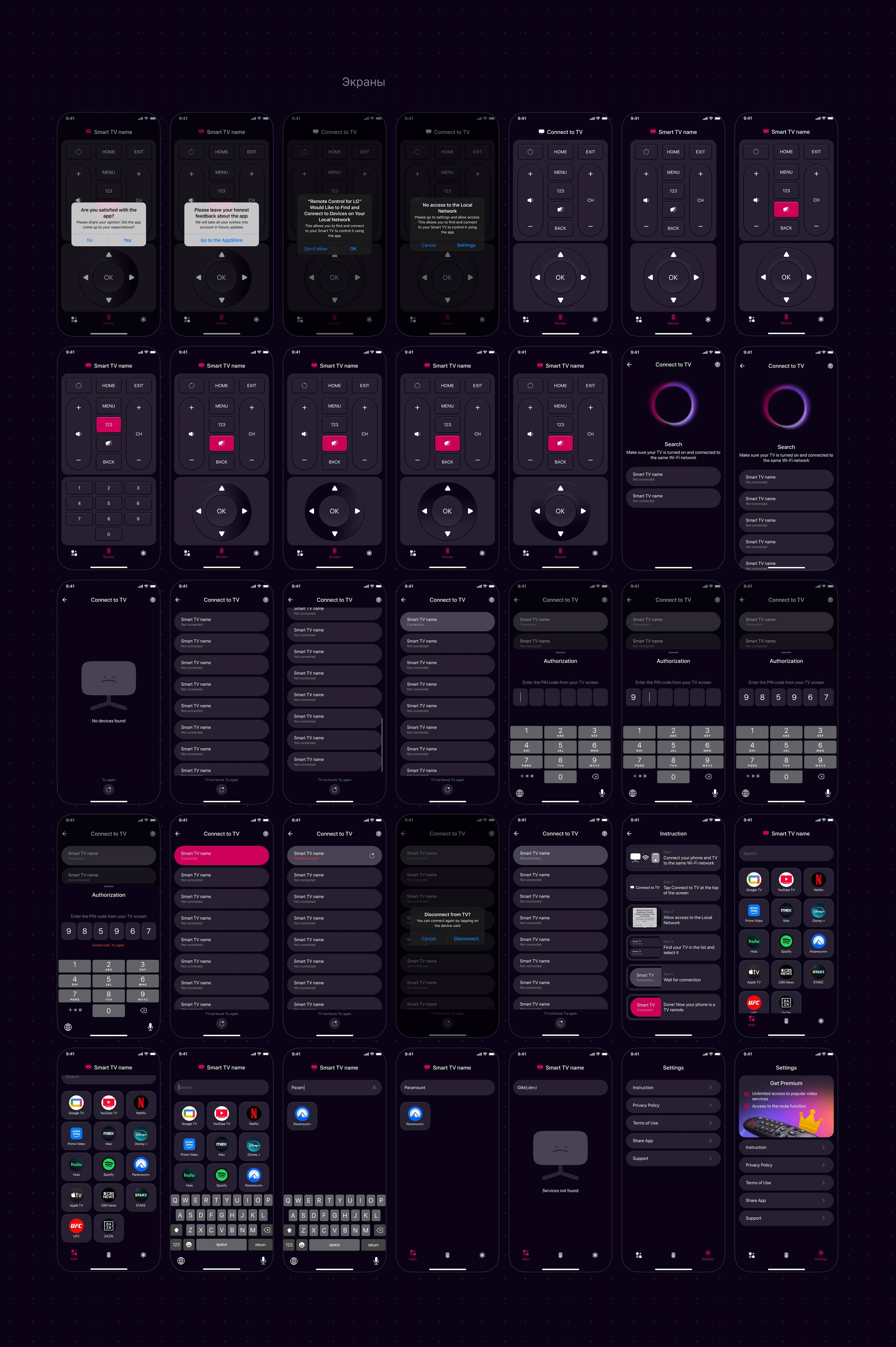 TV Remote mobile app — Изображение №7 — Интерфейсы на Dprofile