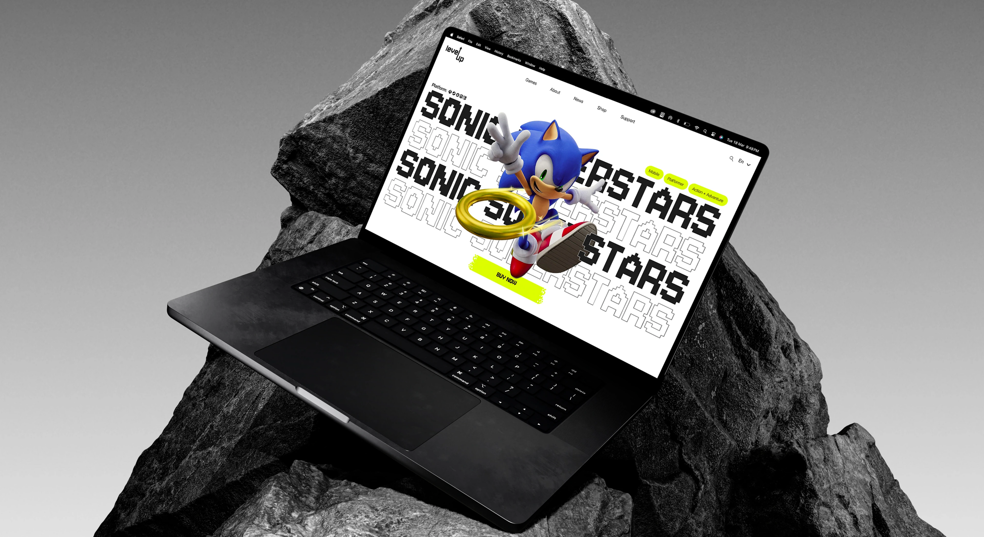 LEVEL UP | VIDEOGAMES DISTRIBUTOR — Изображение №10 — Интерфейсы, Брендинг на Dprofile