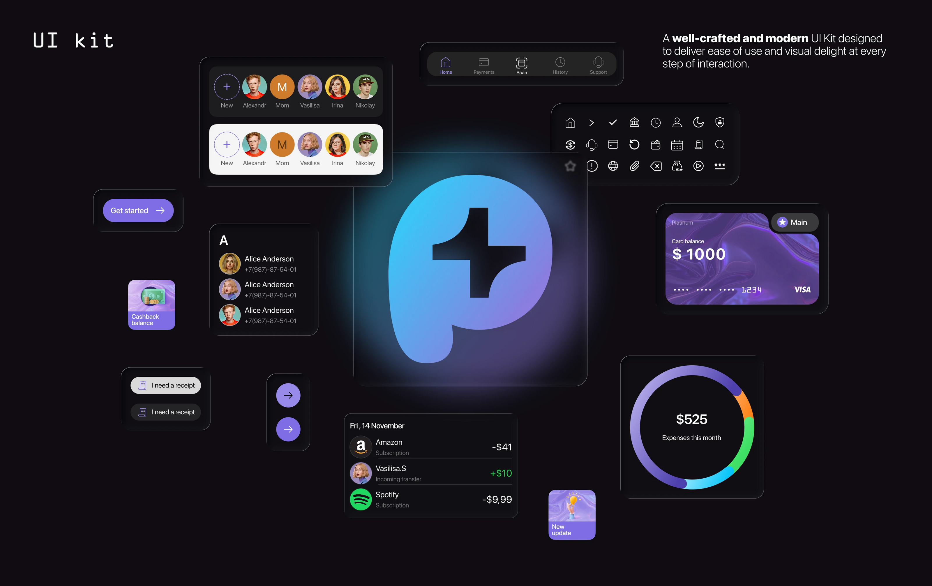 PAYLET | UI/UX дизайн мобильного приложения — Изображение №10 — Интерфейсы на Dprofile