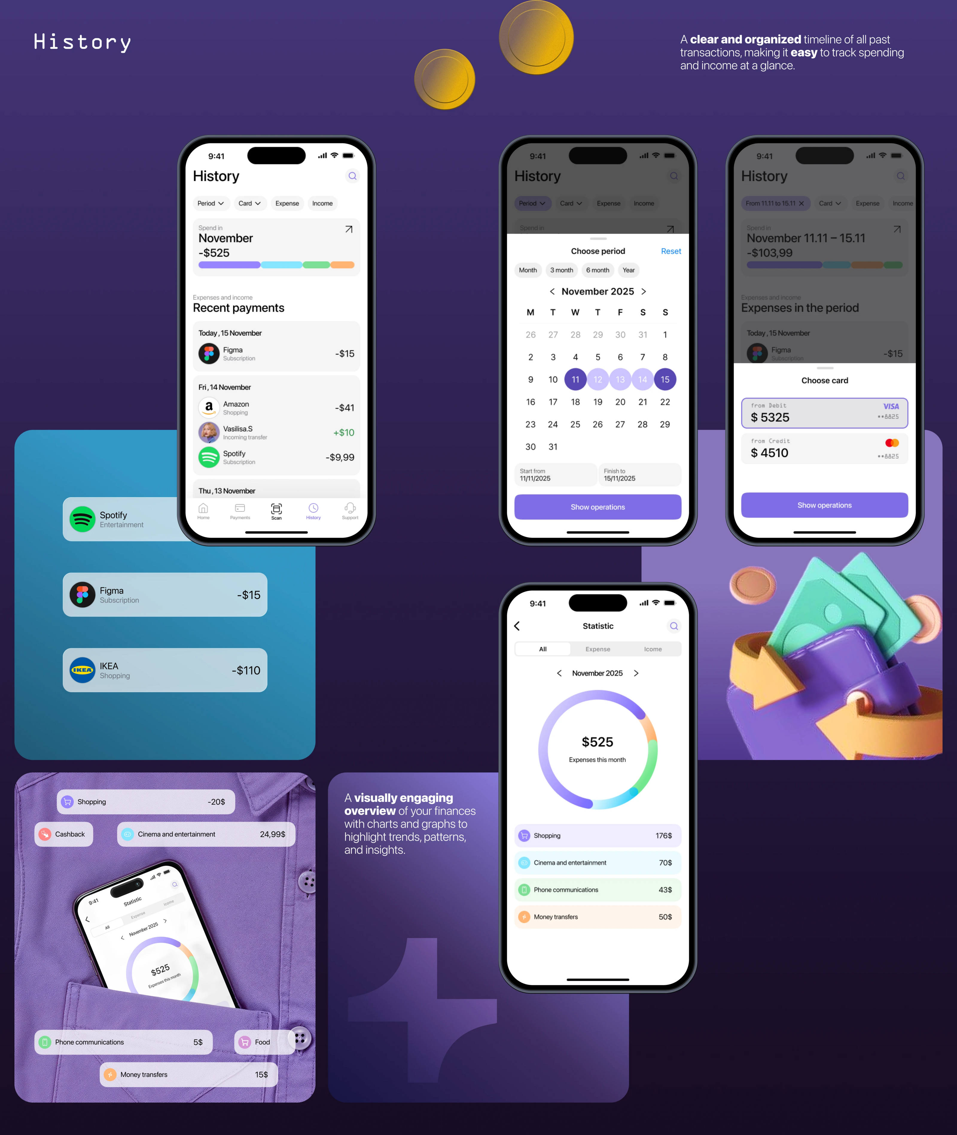 PAYLET | UI/UX дизайн мобильного приложения — Изображение №15 — Интерфейсы на Dprofile