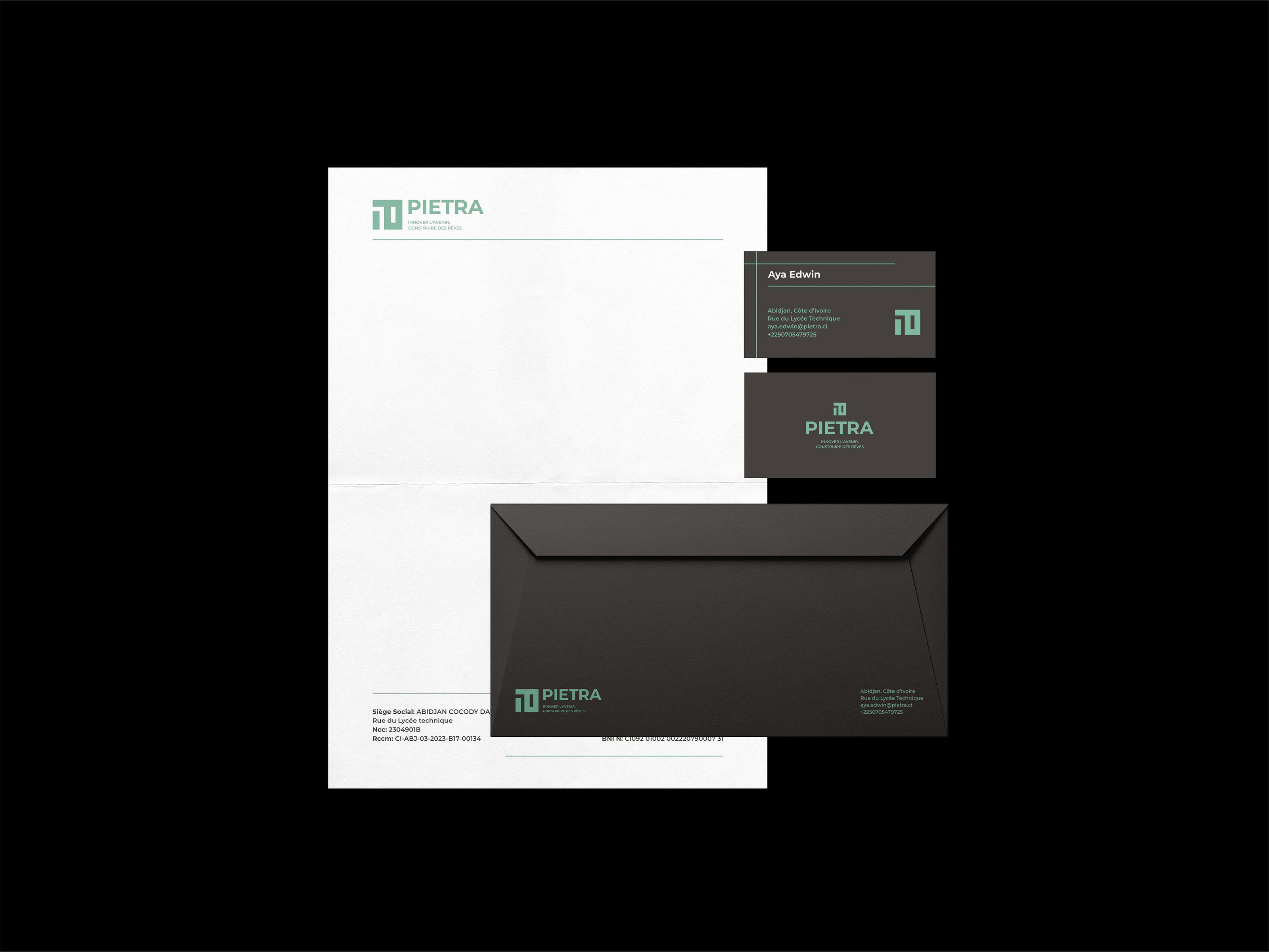 PIETRA ЛОГОТИП | ФИРМЕННЫЙ СТИЛЬ | LOGO| BRAND DESIGN — Изображение №6 — Брендинг на Dprofile