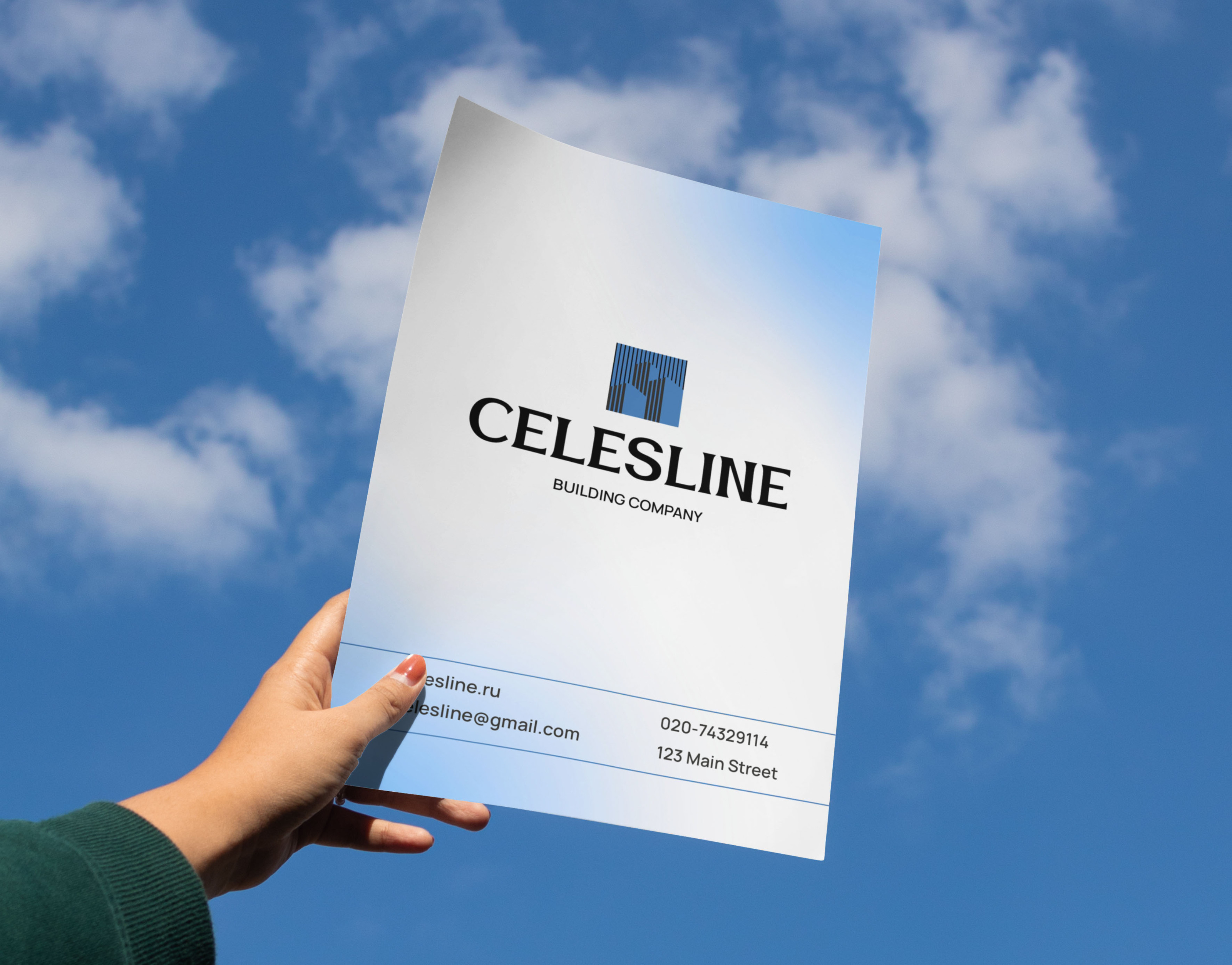 CELESLINE ФИРМЕННЫЙ СТИЛЬ СТРОИТЕЛЬНАЯ КОМПАНИЯ ЛОГОТИП — Изображение №5 — Брендинг на Dprofile