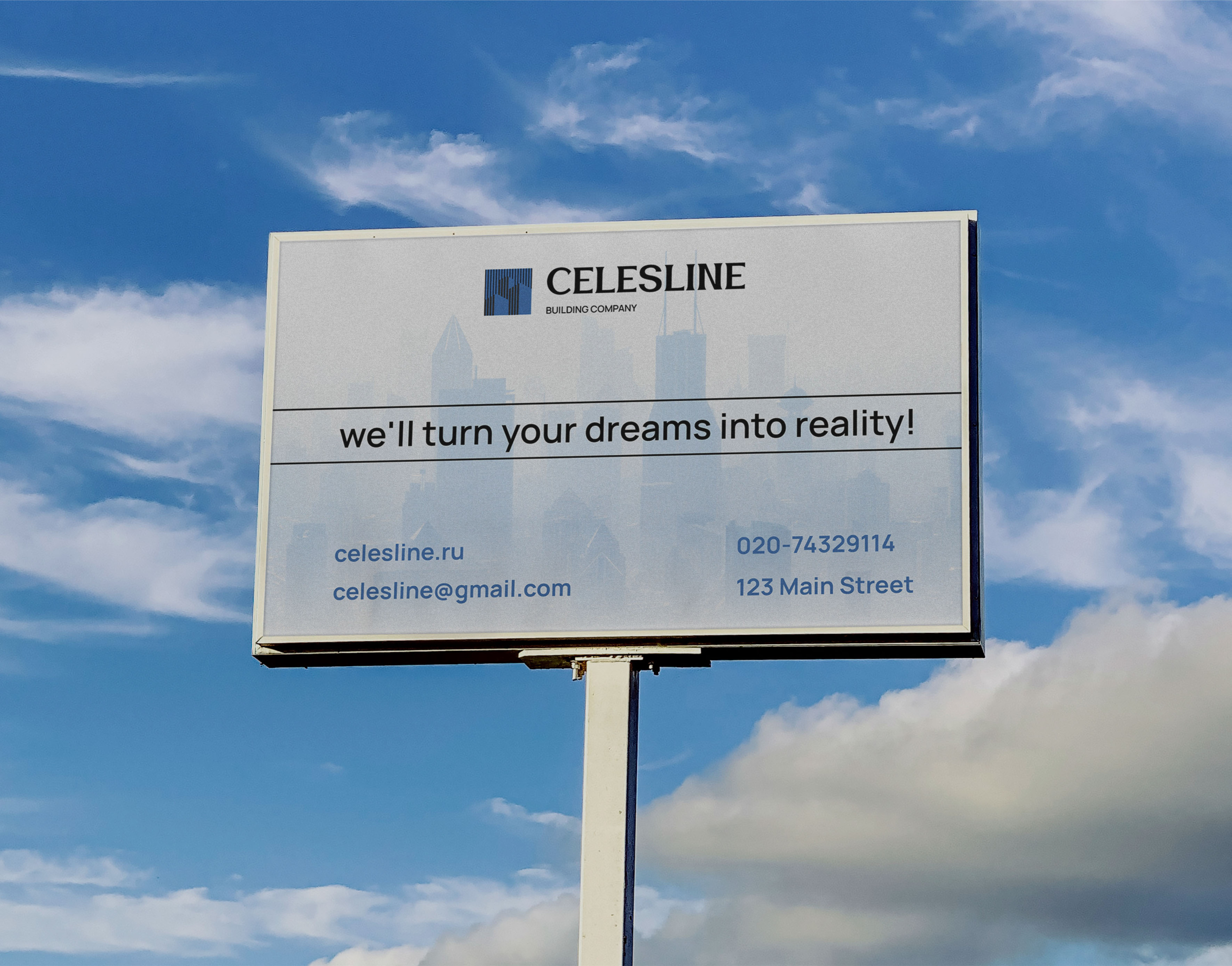CELESLINE ФИРМЕННЫЙ СТИЛЬ СТРОИТЕЛЬНАЯ КОМПАНИЯ ЛОГОТИП — Изображение №8 — Брендинг на Dprofile