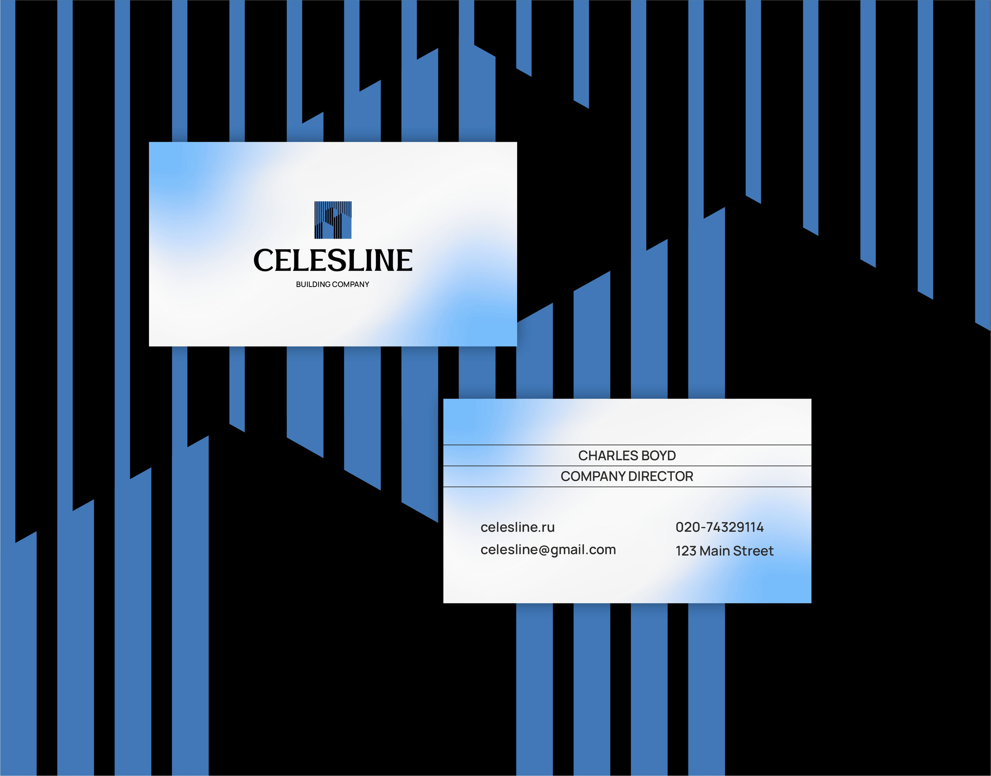 CELESLINE ФИРМЕННЫЙ СТИЛЬ СТРОИТЕЛЬНАЯ КОМПАНИЯ ЛОГОТИП — Изображение №2 — Брендинг на Dprofile
