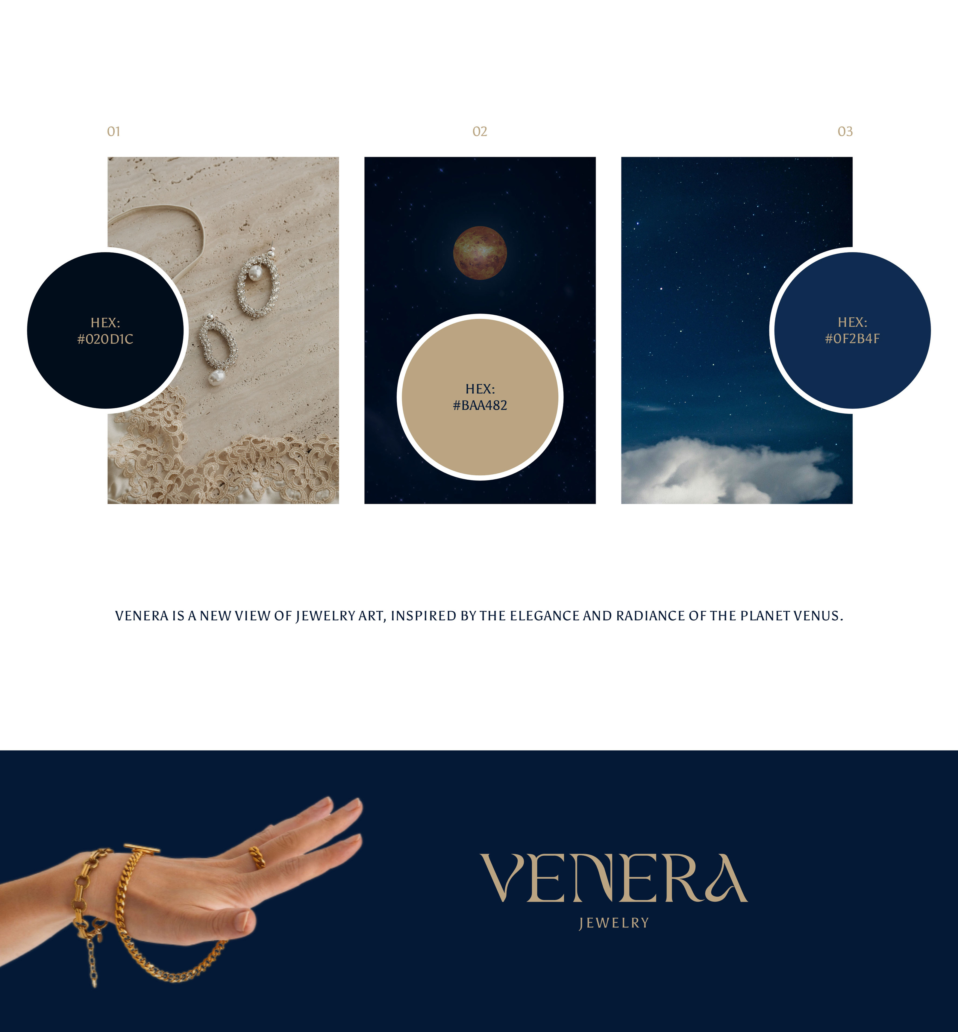 VENERA | ФИРМЕННЫЙ СТИЛЬ ЛОГОТИП БРЕНД УКРАШЕНИЙ LOGO — Изображение №4 — Брендинг на Dprofile