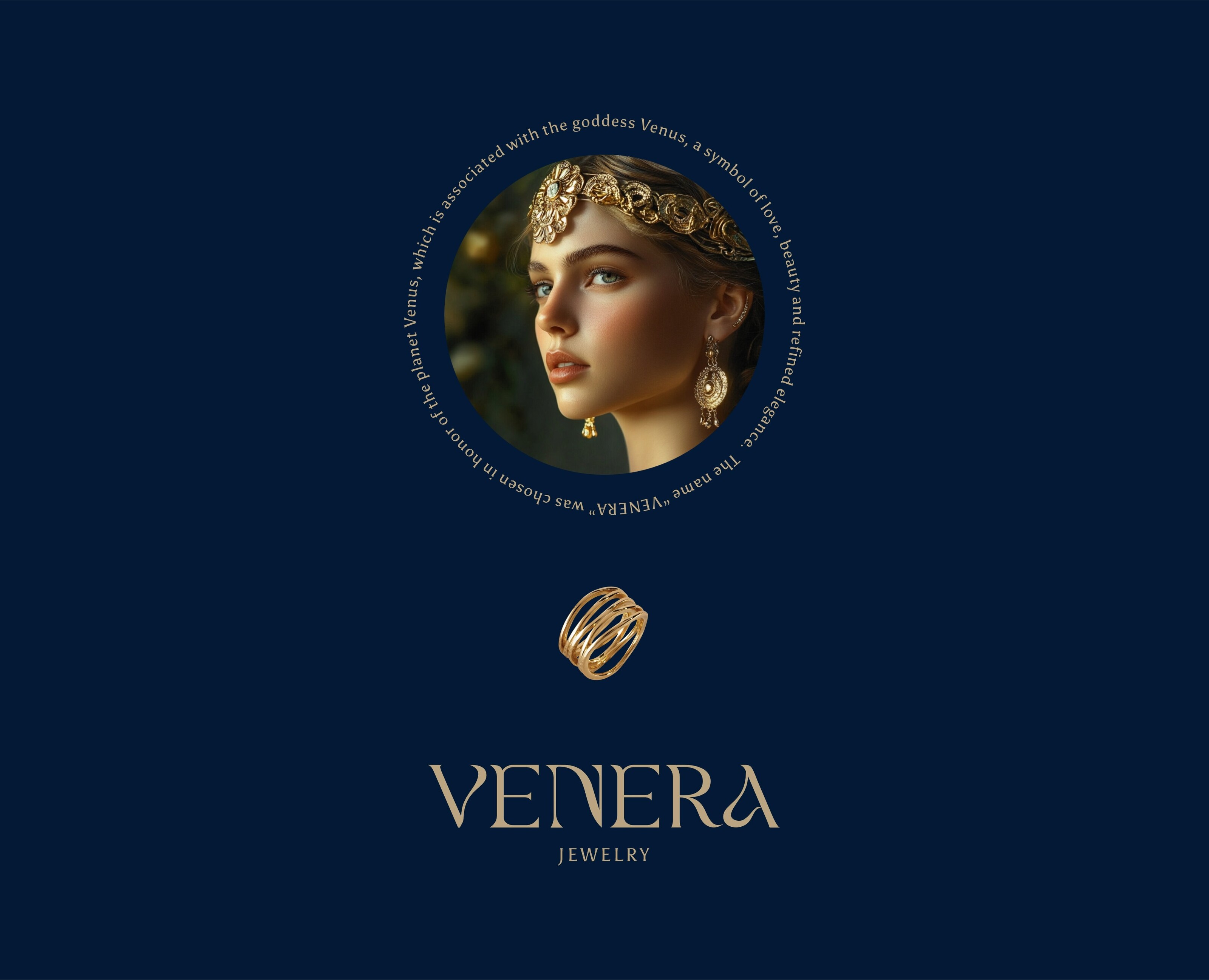 VENERA | ФИРМЕННЫЙ СТИЛЬ ЛОГОТИП БРЕНД УКРАШЕНИЙ LOGO — Брендинг на Dprofile