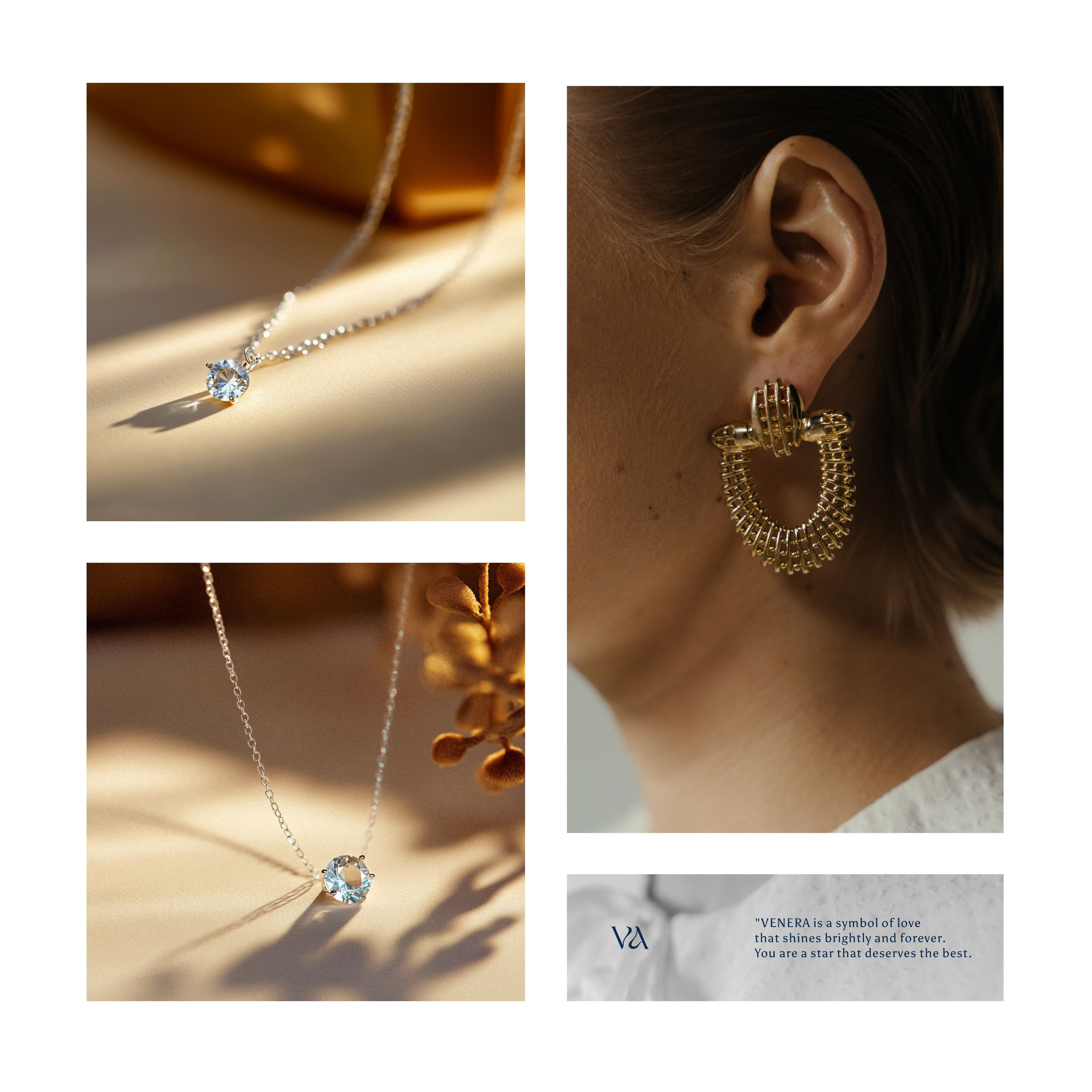 VENERA | ФИРМЕННЫЙ СТИЛЬ ЛОГОТИП БРЕНД УКРАШЕНИЙ LOGO — Изображение №9 — Брендинг на Dprofile