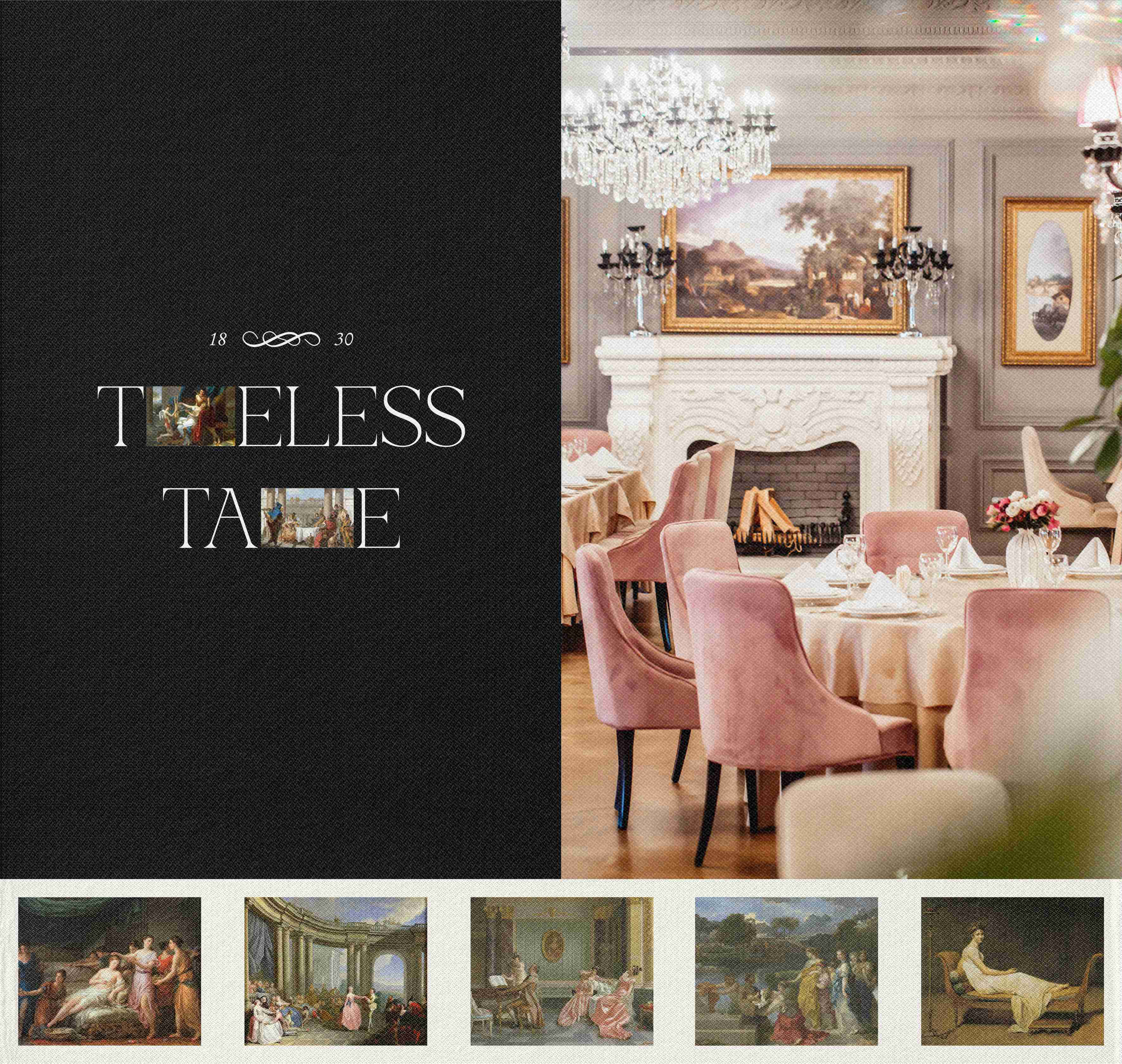 Ресторан TIMELESS TABLE |Фирменный стиль | Логотип — Изображение №4 — Брендинг на Dprofile