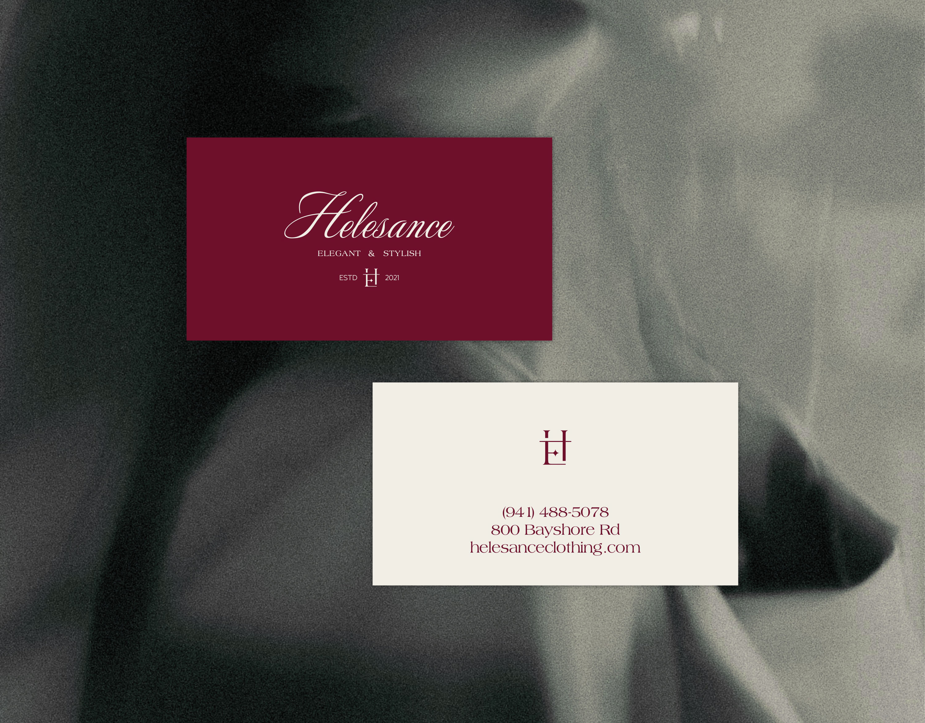 HELESANCE ФИРМЕННЫЙ СТИЛЬ/ БРЕНД ОДЕЖДЫ/ LOGOTYPE/ LOGO — Изображение №2 — Брендинг на Dprofile