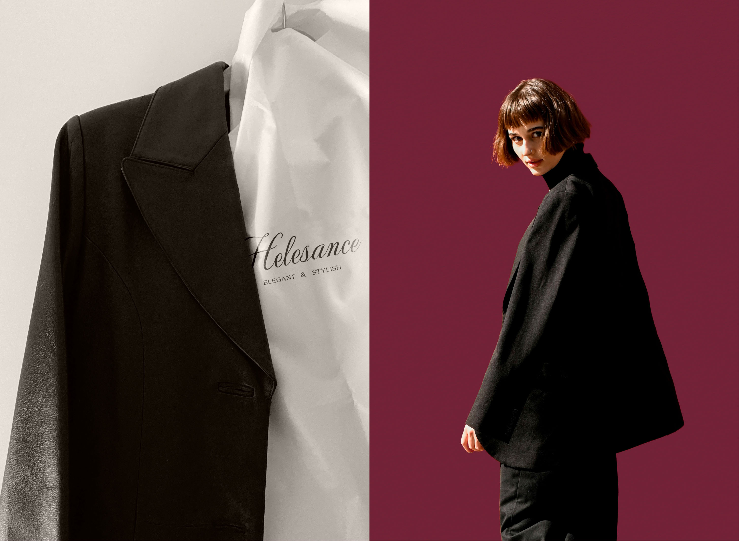 HELESANCE ФИРМЕННЫЙ СТИЛЬ/ БРЕНД ОДЕЖДЫ/ LOGOTYPE/ LOGO — Изображение №6 — Брендинг на Dprofile