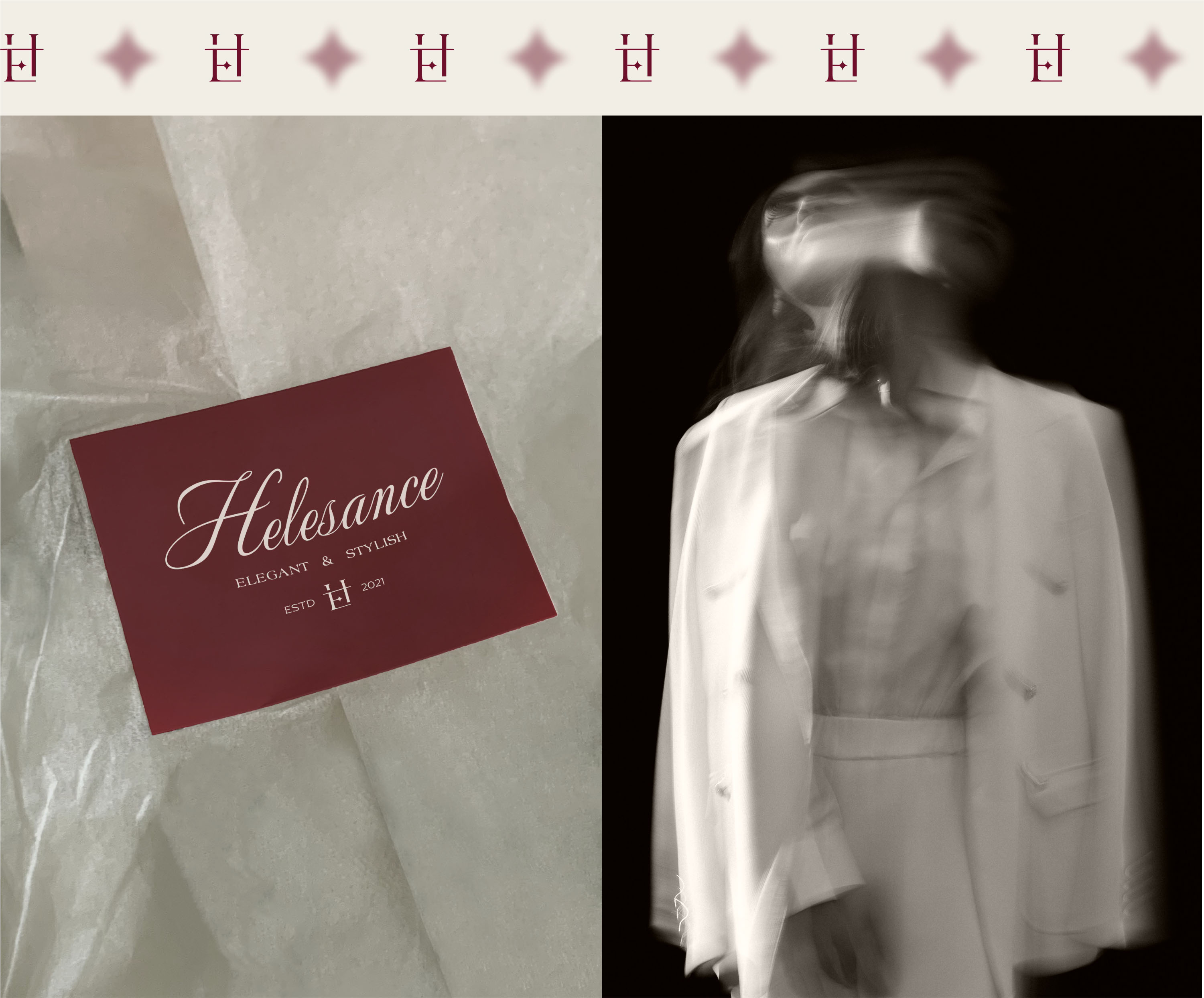 HELESANCE ФИРМЕННЫЙ СТИЛЬ/ БРЕНД ОДЕЖДЫ/ LOGOTYPE/ LOGO — Изображение №7 — Брендинг на Dprofile