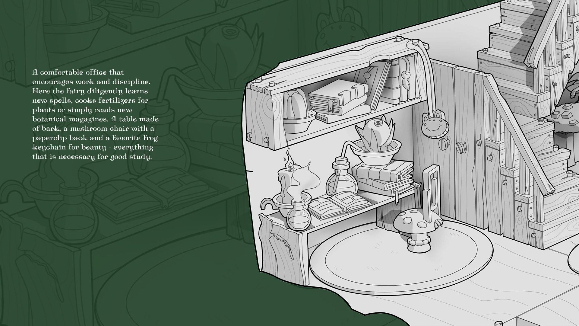 Forest Fairy’s House — Изображение №5 — Иллюстрация на Dprofile