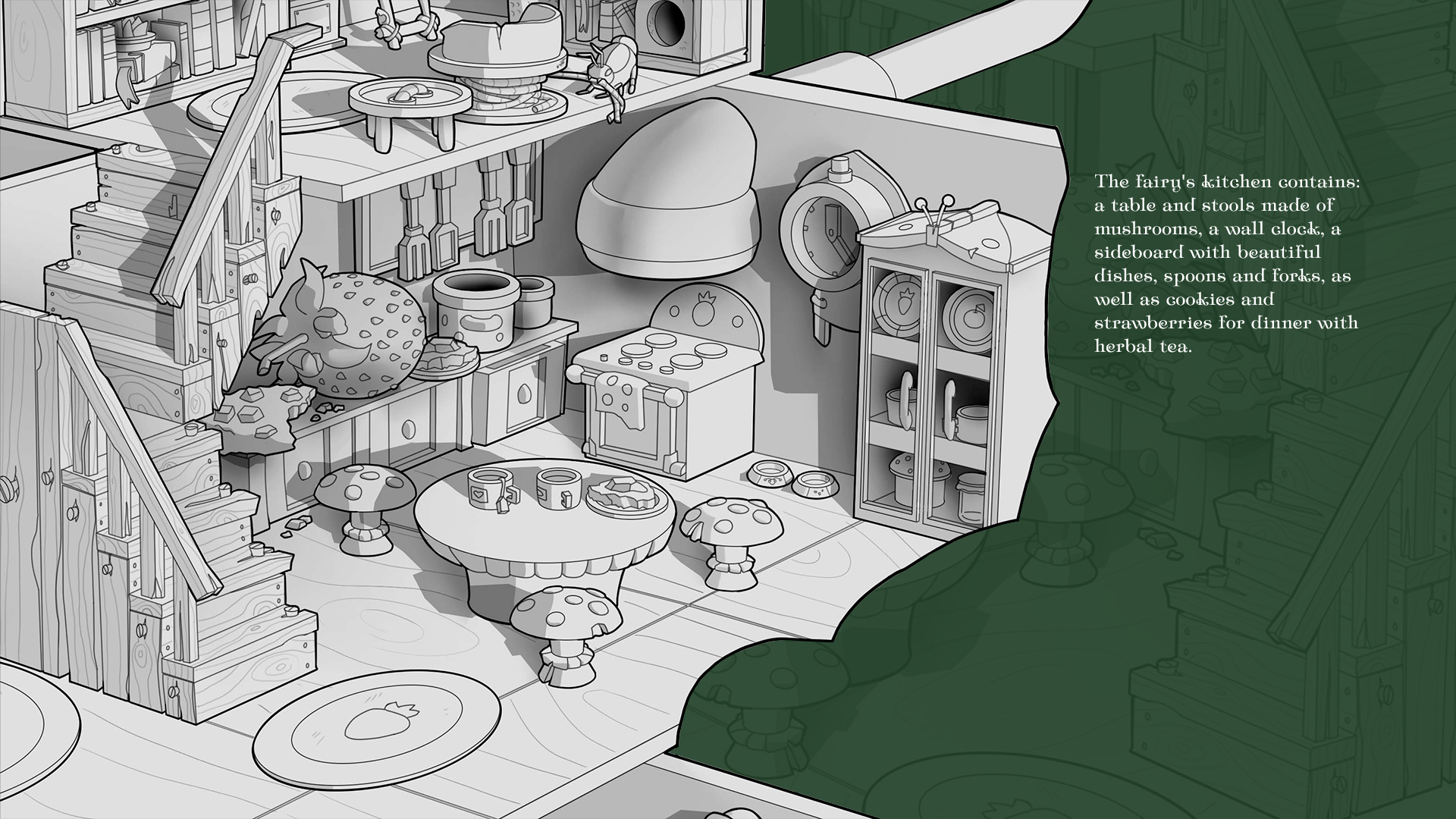 Forest Fairy’s House — Изображение №6 — Иллюстрация на Dprofile