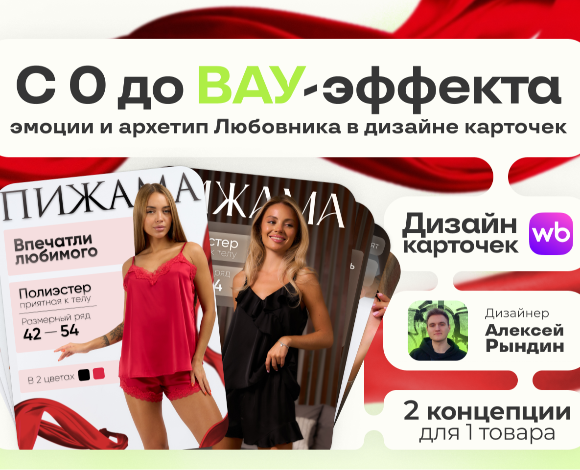 Как эмоции и архетип Любовника продают на Wildberries! — Брендинг, Графика на Dprofile