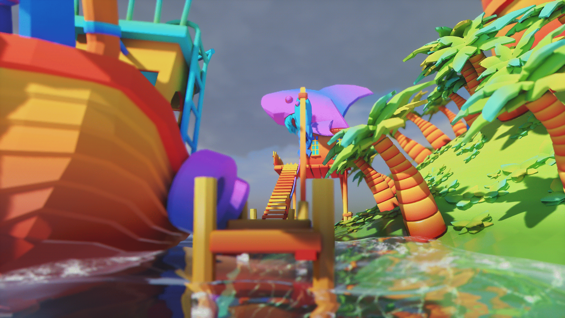 a stylized island — Изображение №4 — 3D, Анимация на Dprofile