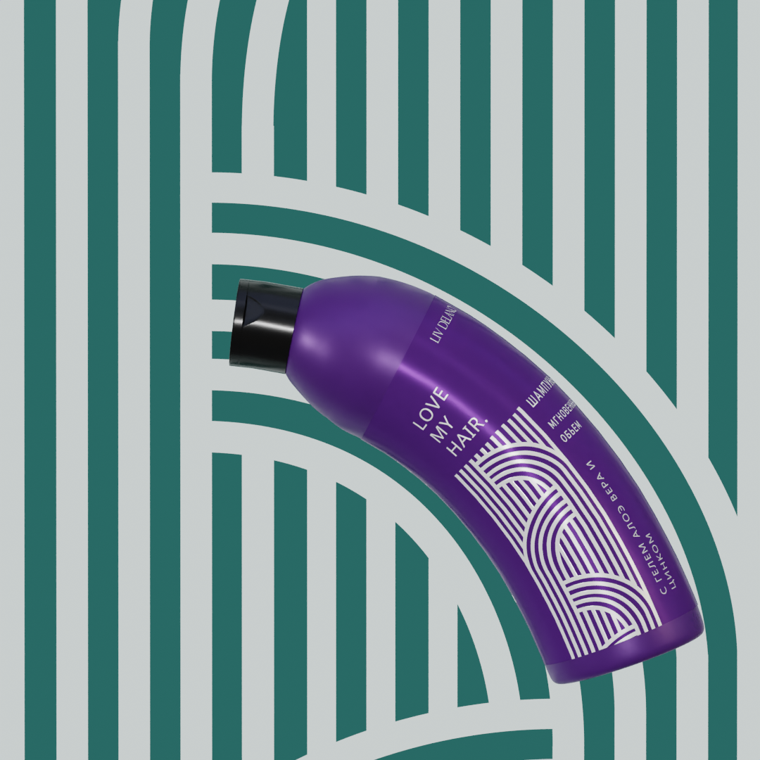 Bottles of shampoos Liv Delano — Изображение №5 — 3D, Анимация на Dprofile