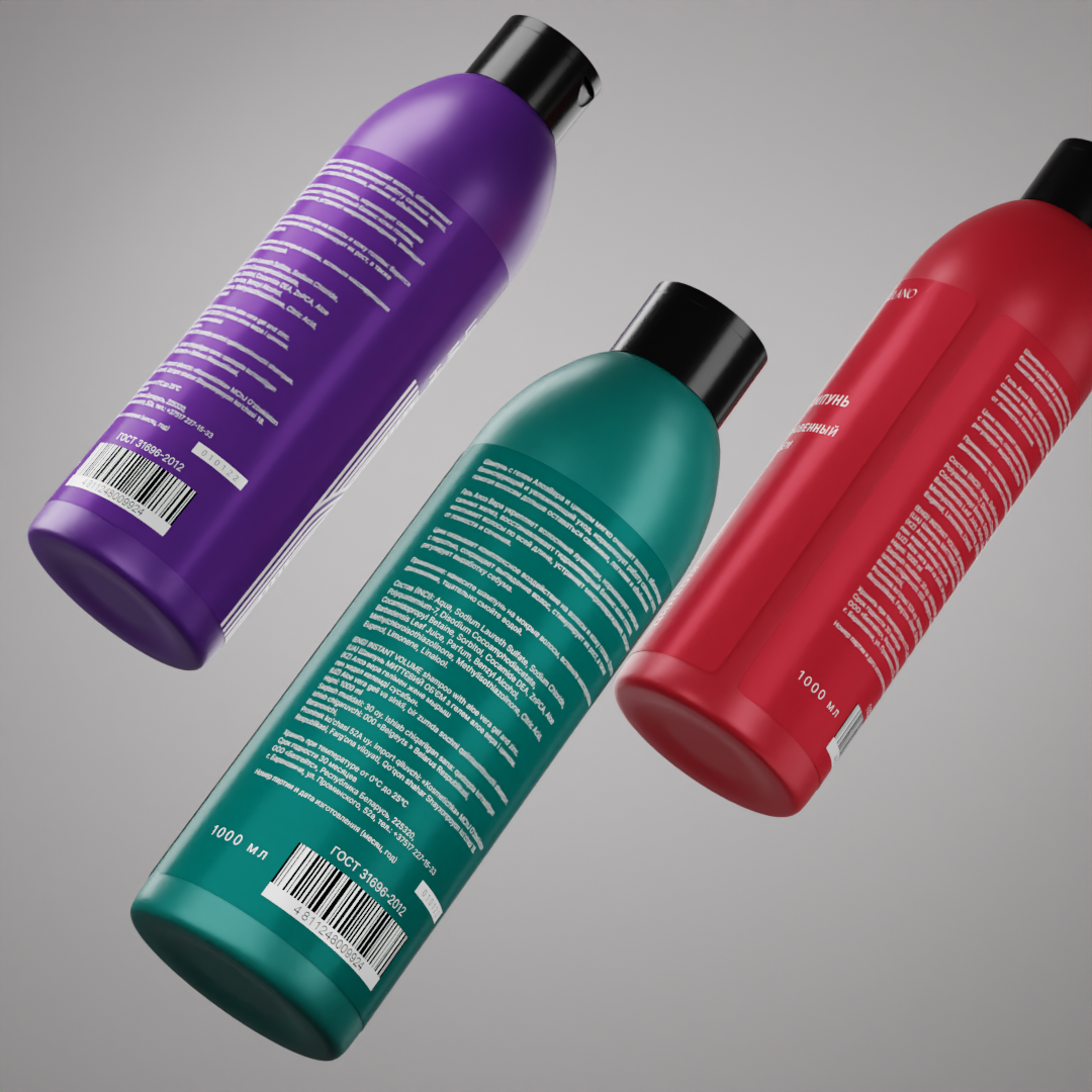 Bottles of shampoos Liv Delano — Изображение №7 — 3D, Анимация на Dprofile