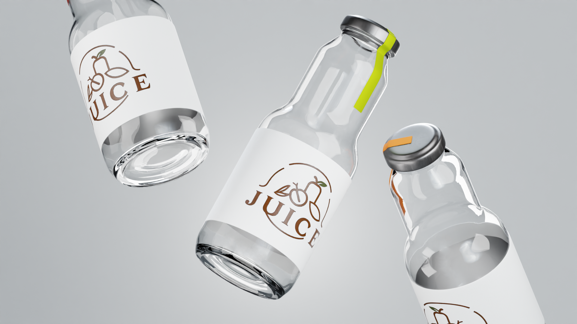 Бутылка сока "Juice" 3D визуализация — Изображение №6 — 3D, Анимация на Dprofile
