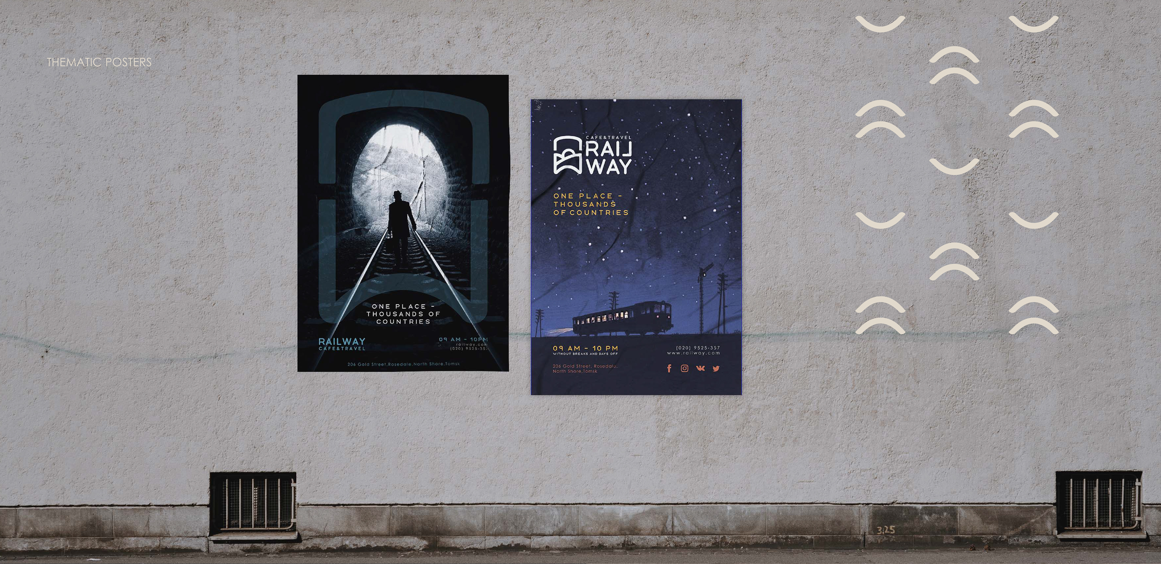 RAILWAY cafe&travel — Изображение №6 — Брендинг, Графика на Dprofile