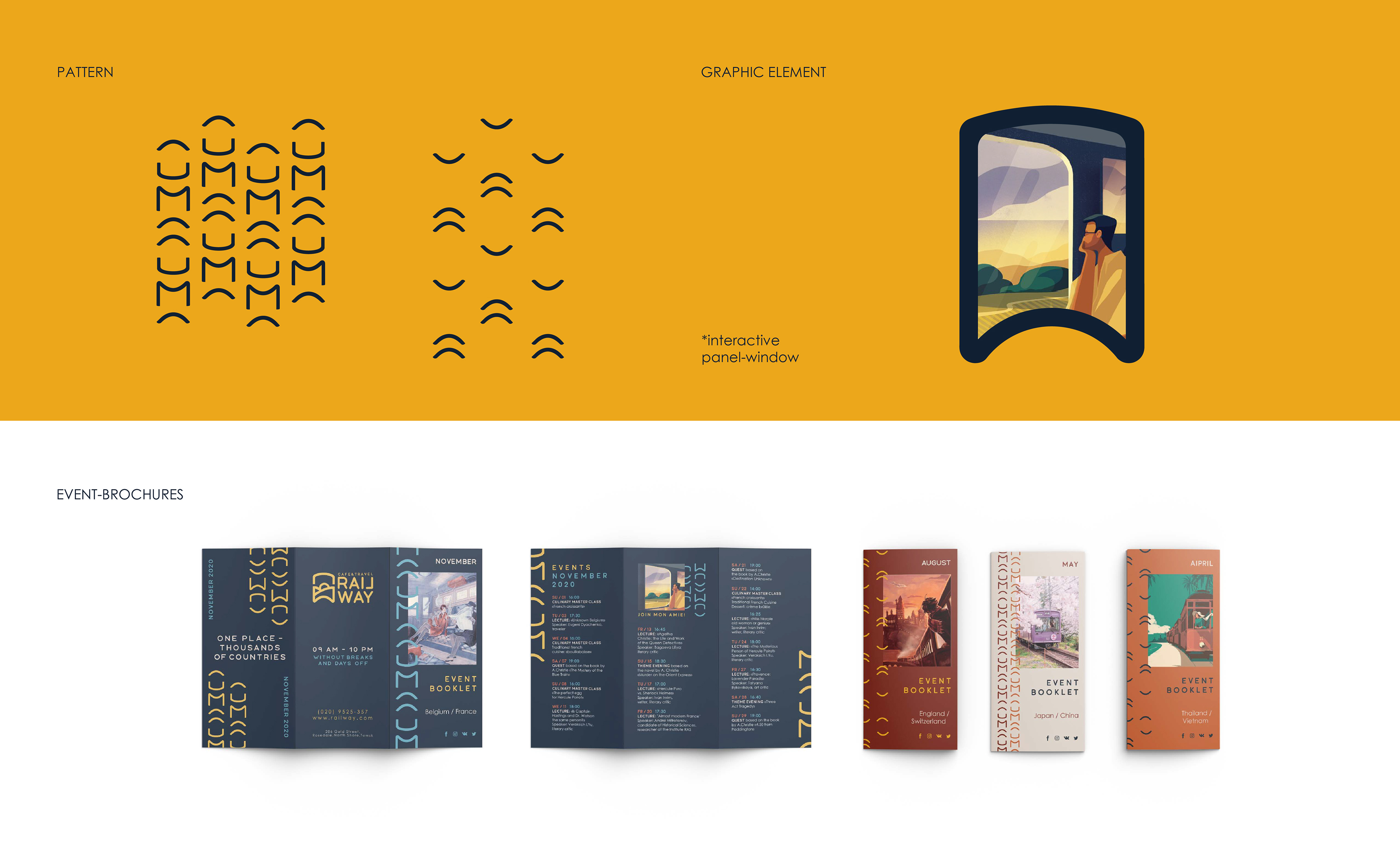 RAILWAY cafe&travel — Изображение №4 — Брендинг, Графика на Dprofile
