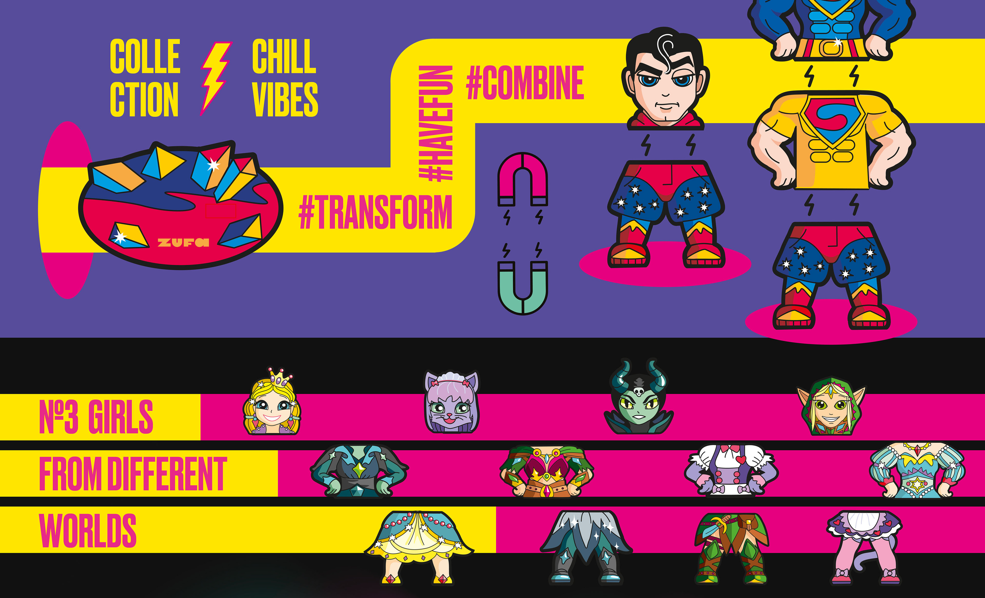ZUFA heroes — Изображение №5 — Брендинг, Иллюстрация на Dprofile