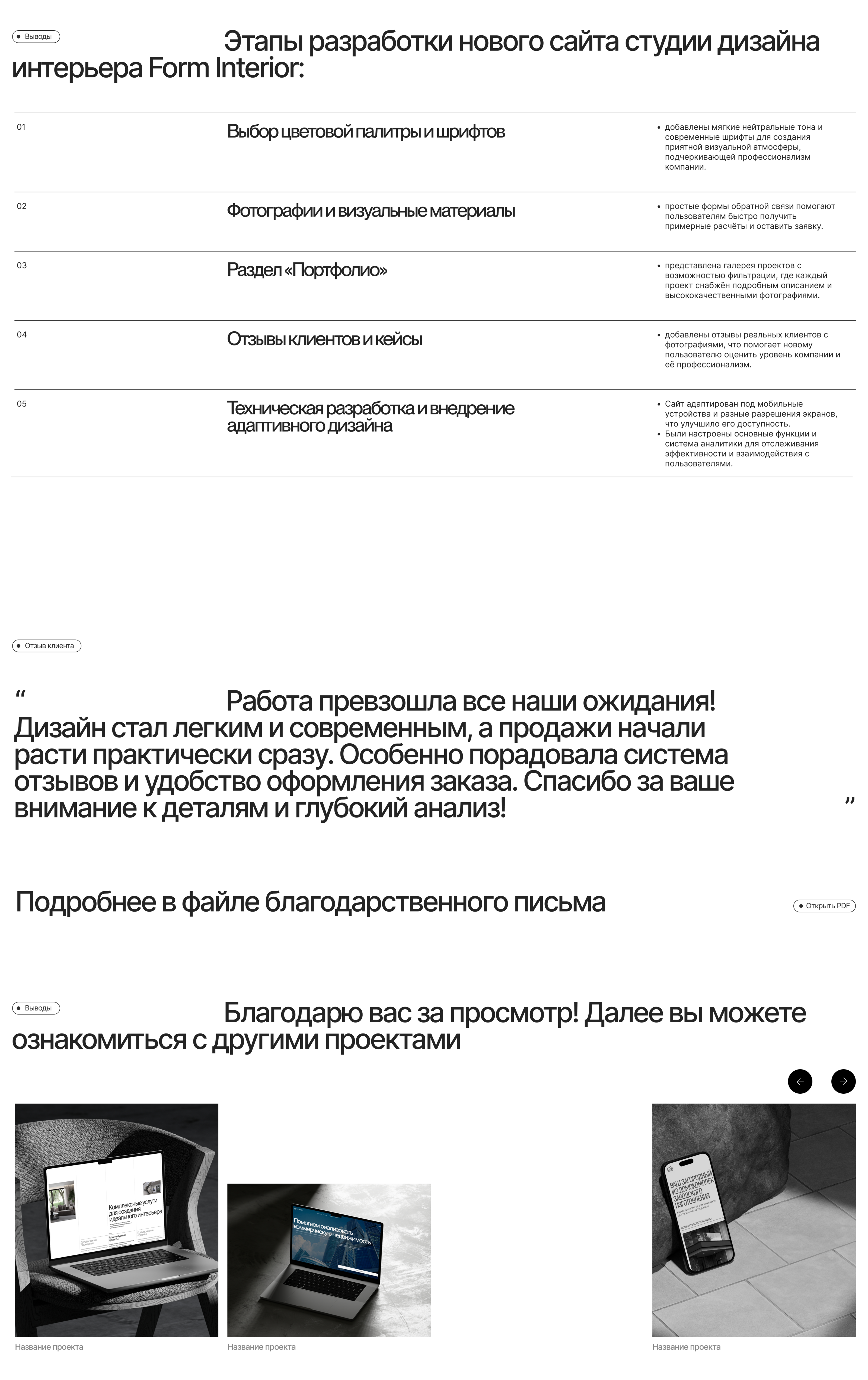 Редизайн сайта для студии дизайна интерьера — Изображение №7 — Интерфейсы на Dprofile