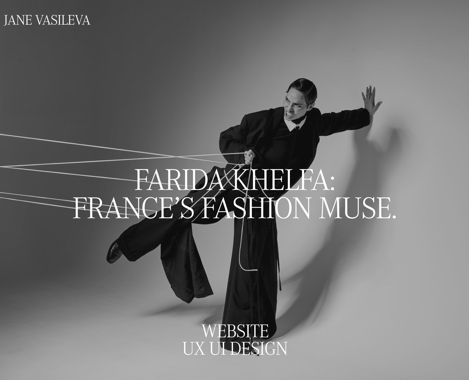 WEBSITE FARIDA KHELFA: FRANCE’S FASHION MUSE. на Dprofile