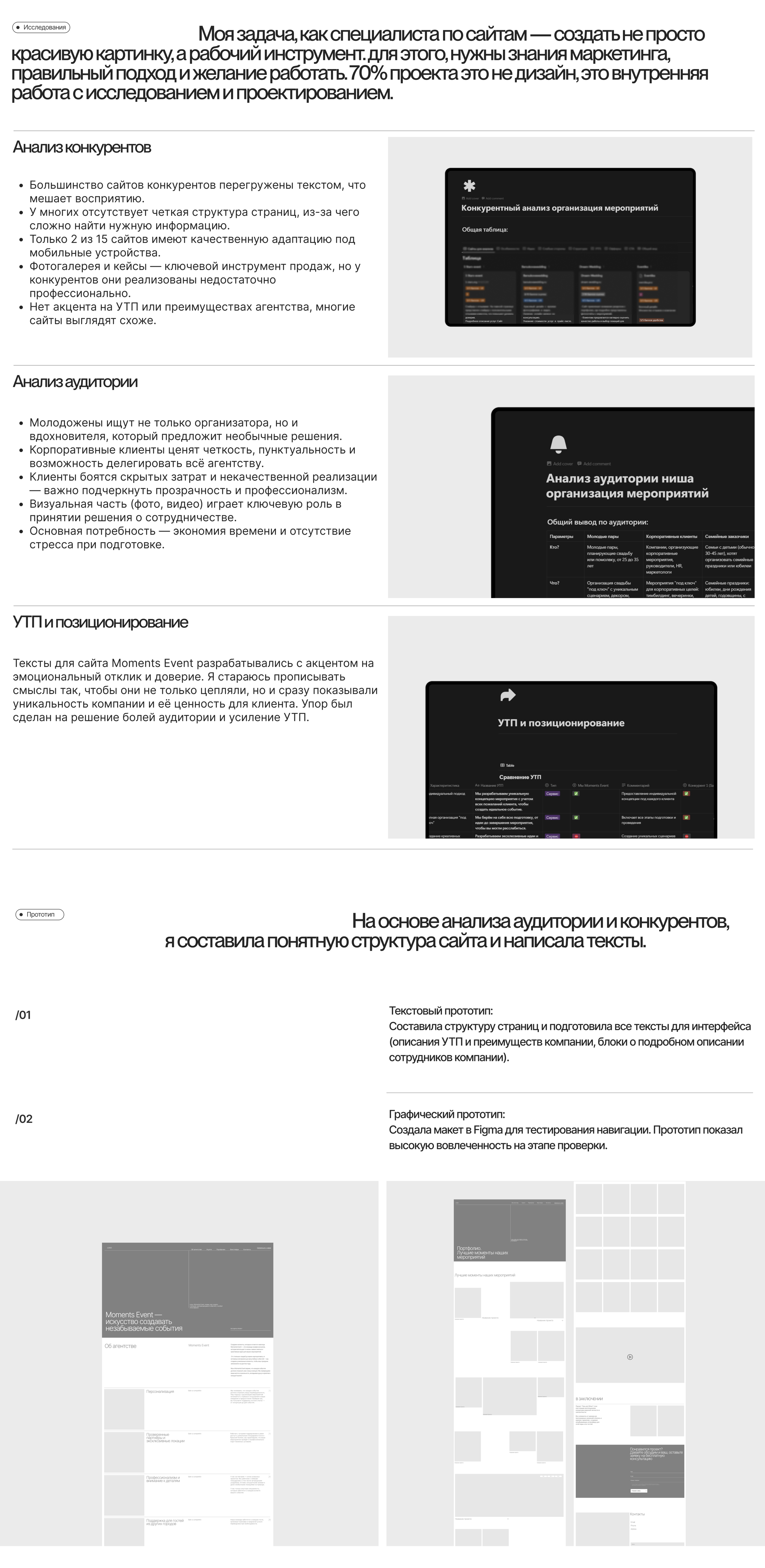 Сайт для агентства по организации мероприятий — Изображение №2 — Интерфейсы, Брендинг на Dprofile