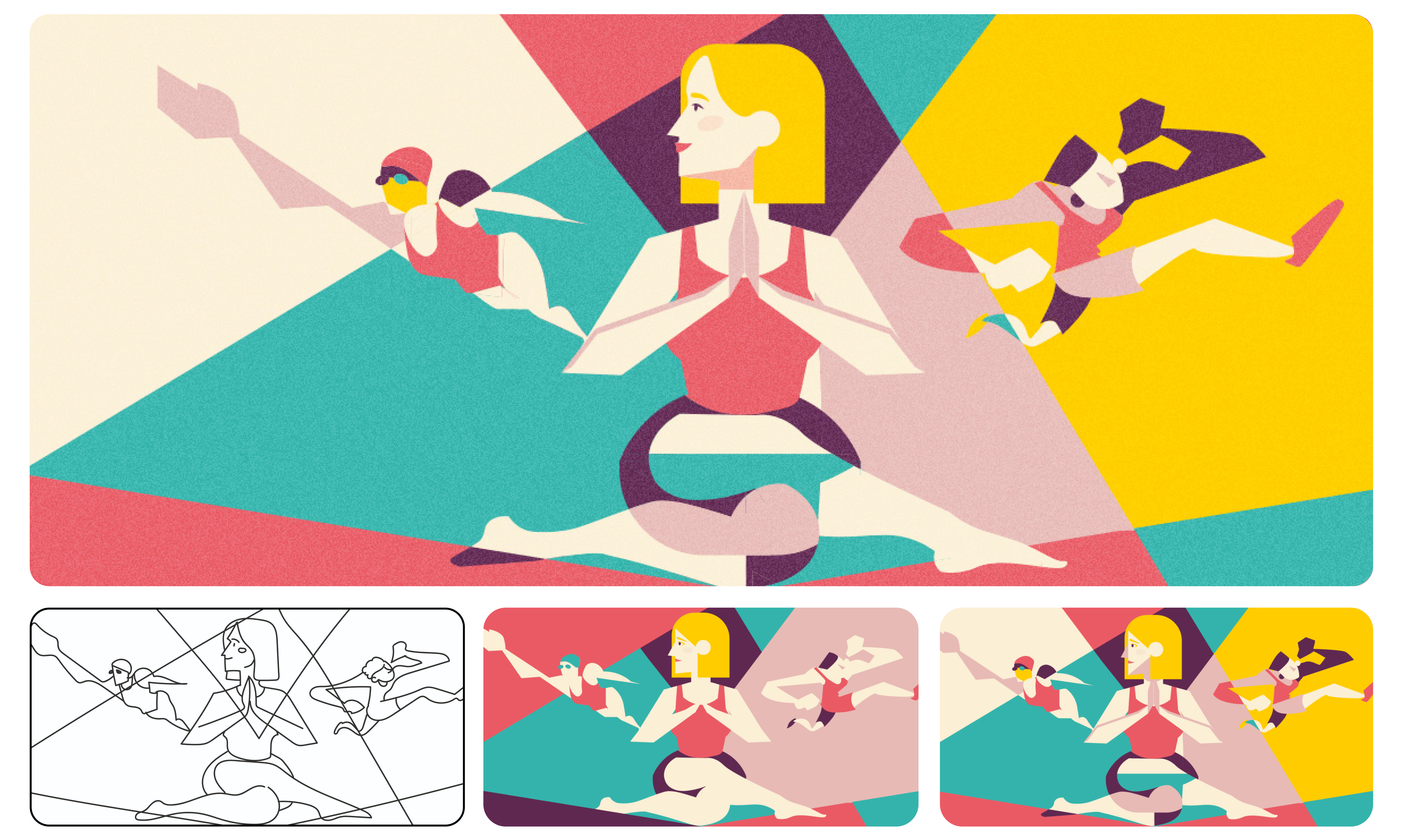 Иллюстрации 2024 | Фитнес-клуб — Изображение №15 — Брендинг, Иллюстрация на Dprofile