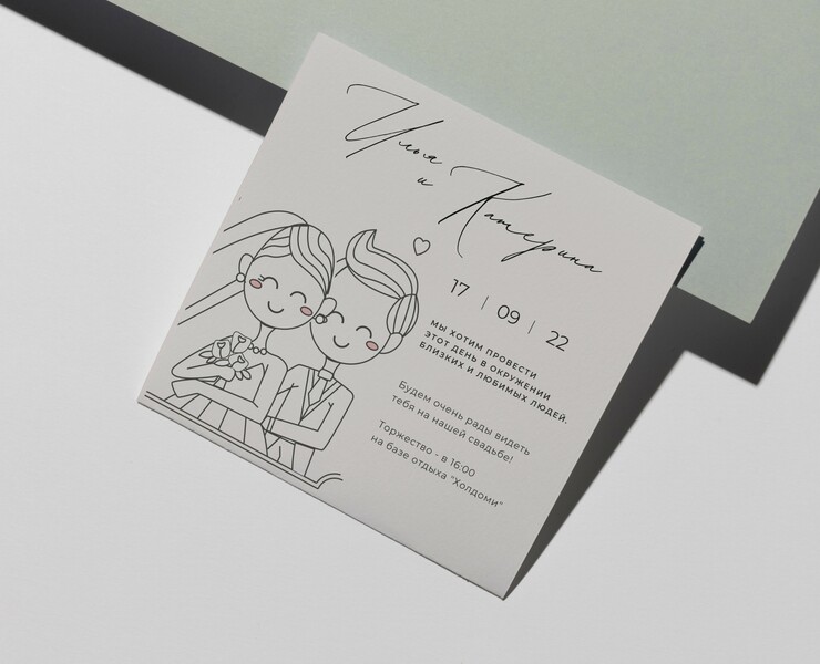 Wedding polygraphy | свадебная полиграфия — Иллюстрация, Графика на Dprofile