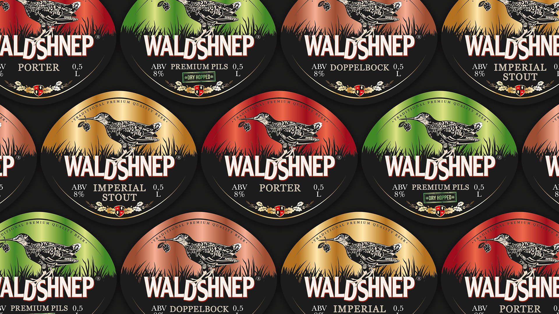 Разработка нового премиального бренда пива Waldshnep — Изображение №15 — Брендинг на Dprofile