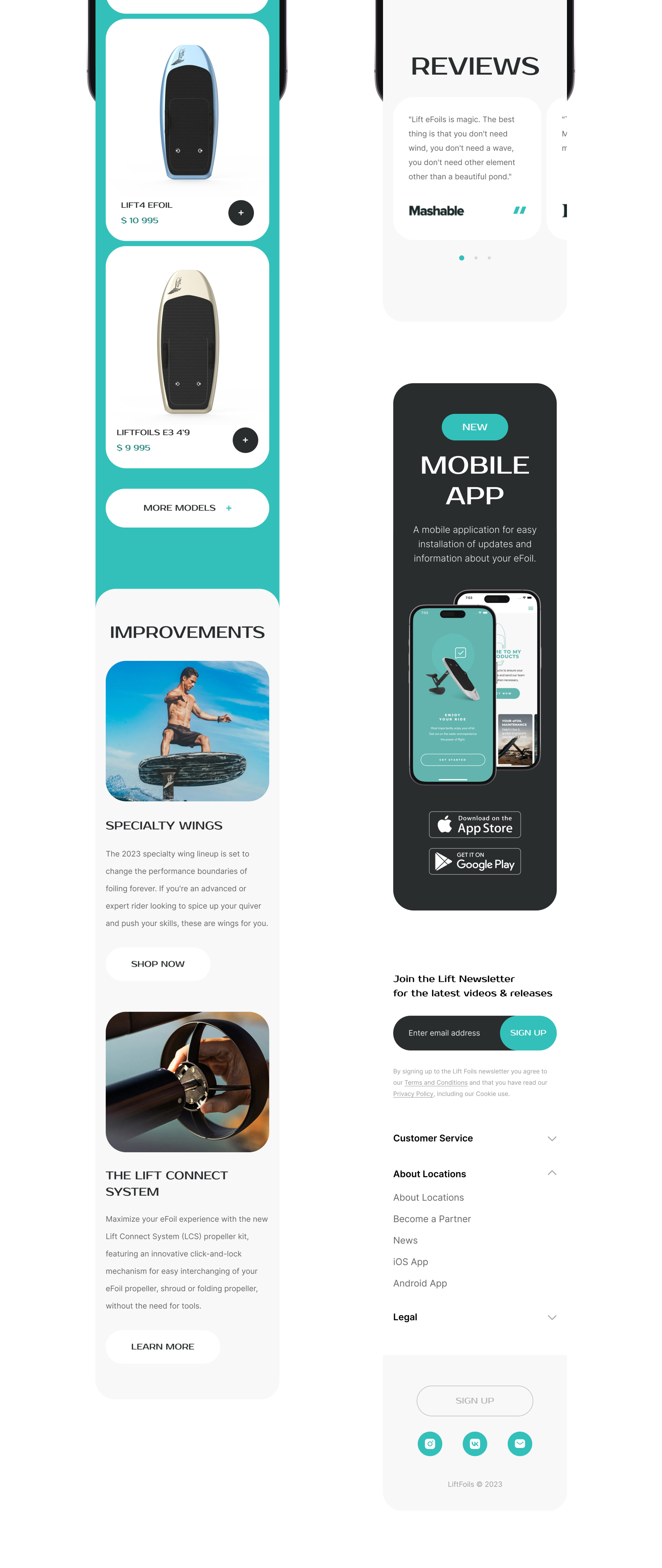 LIFTFOILS | Website Design — Изображение №9 — Интерфейсы на Dprofile